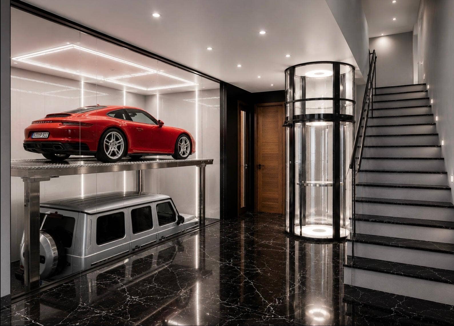 820 NE 26TH Avenue, Fort Lauderdale, FL 33304 Gaudi villas, glassed garage with car lift and private elevator