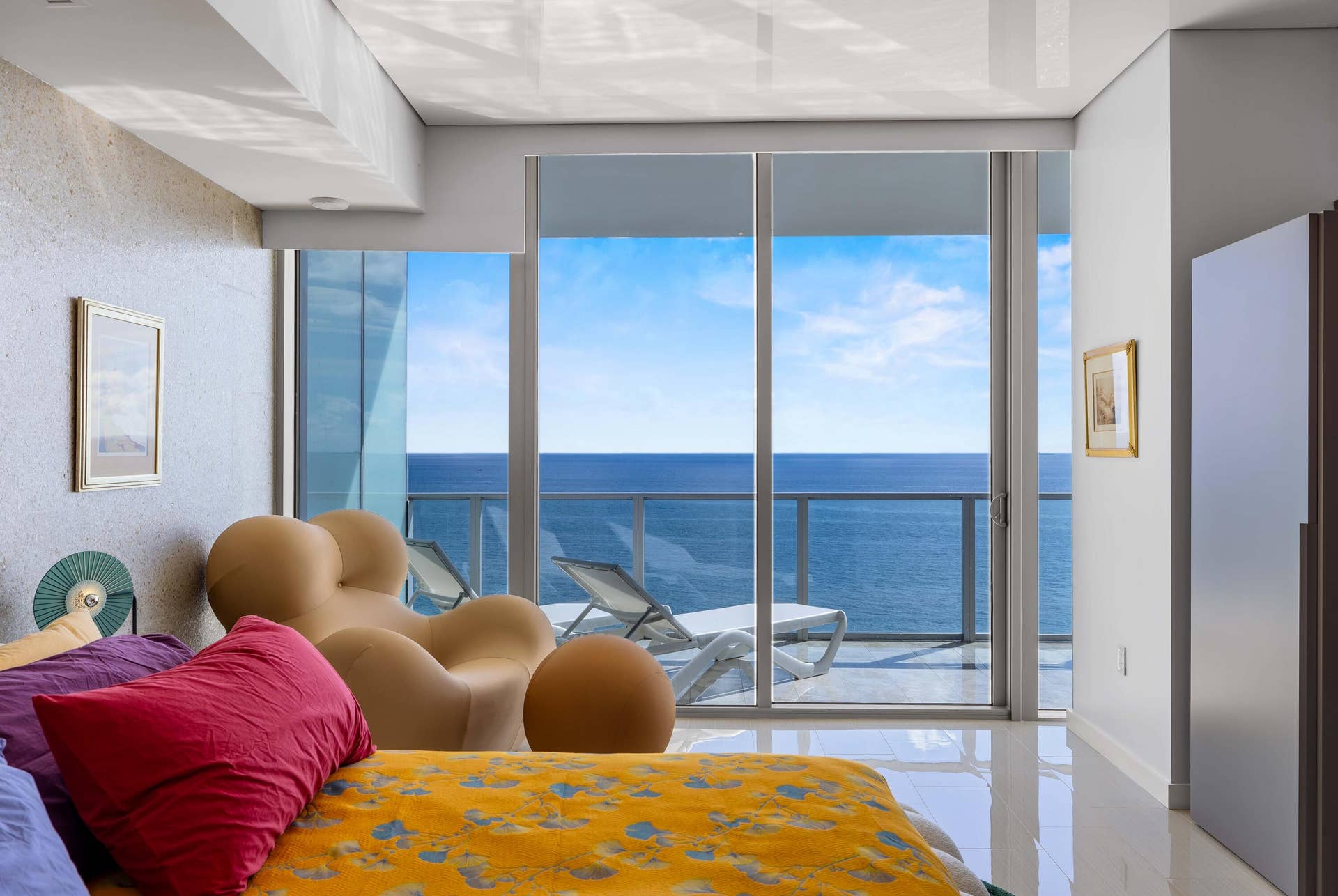 2200 N OCEAN Boulevard, #S1402, Fort Lauderdale, FL 33305 Primary Bedroom Ocean Terrace