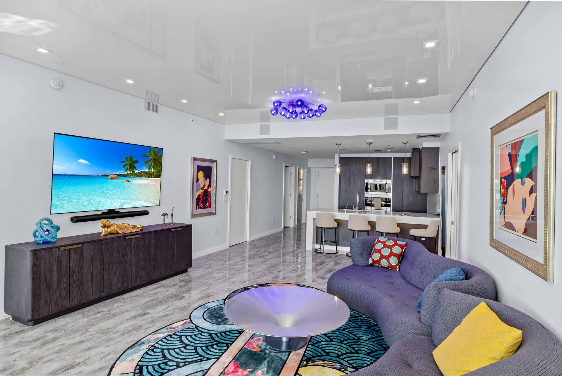 2200 N OCEAN Boulevard, #S1402, Fort Lauderdale, FL 33305 Large Open Living Space