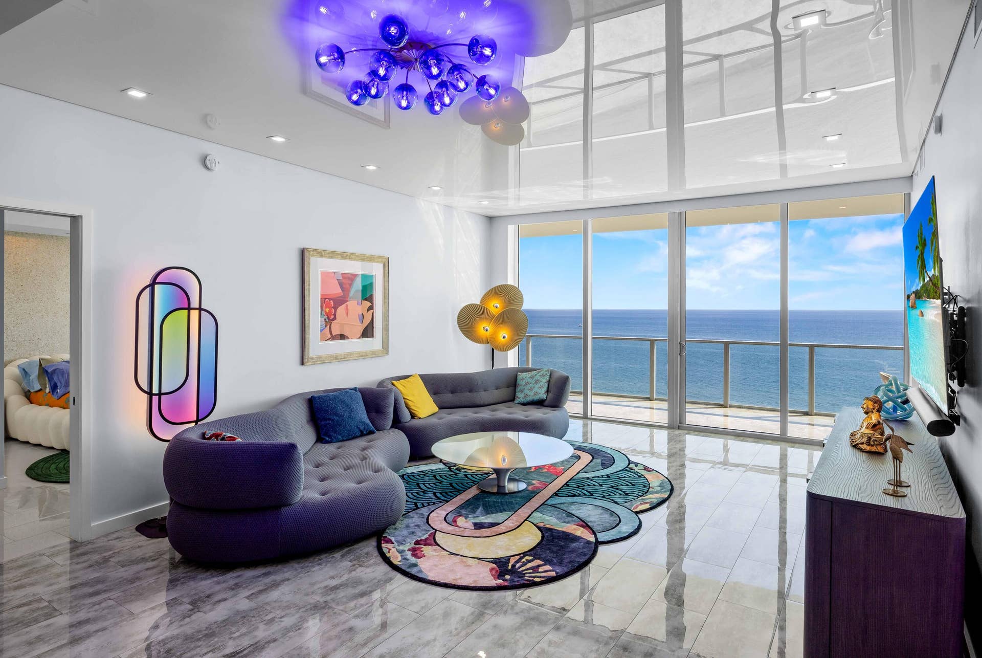 2200 N OCEAN Boulevard, #S1402, Fort Lauderdale, FL 33305 Large open living space