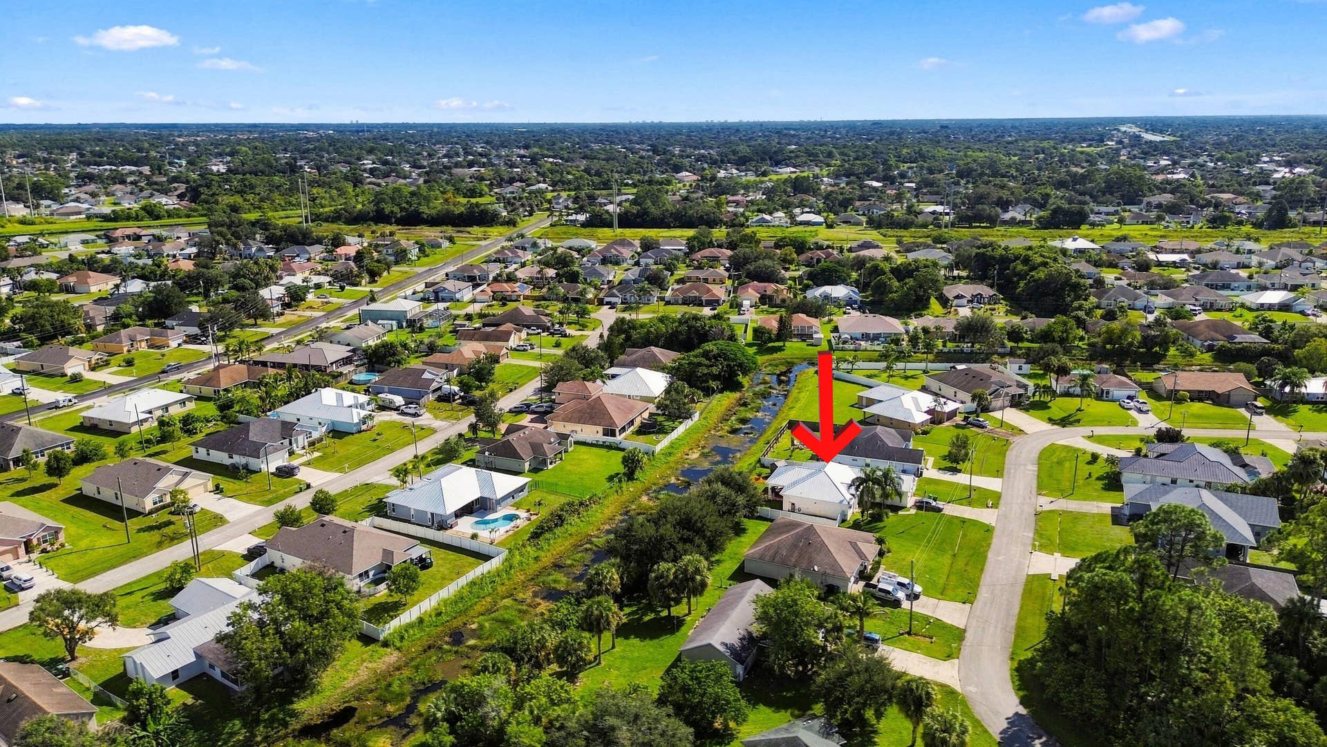 2326 SW WEBSTER Lane, Port St Lucie, FL 34953 aerial
