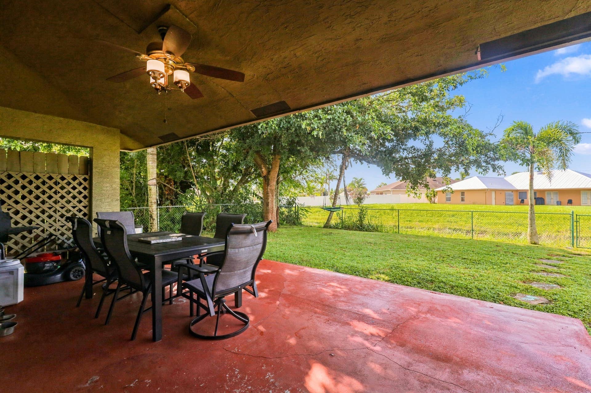2326 SW WEBSTER Lane, Port St Lucie, FL 34953 rear porch