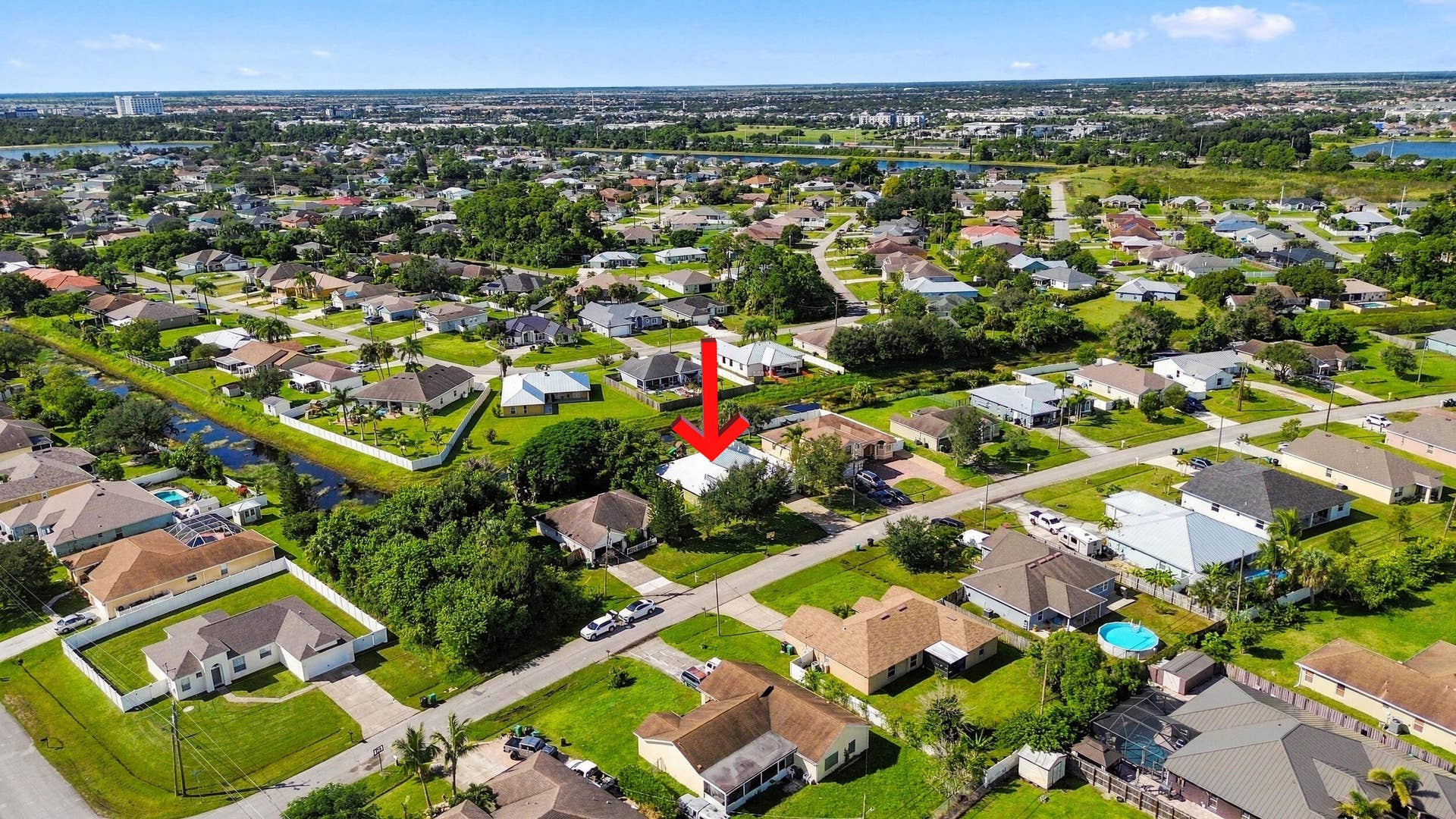 2326 SW WEBSTER Lane, Port St Lucie, FL 34953 aerial