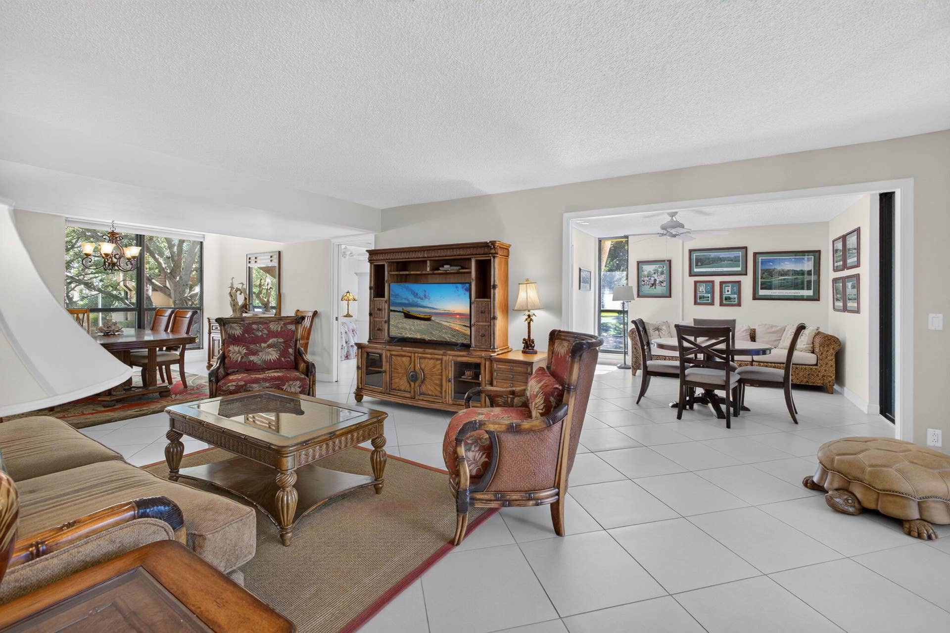 5344 WOODLAND LAKES Drive, #225, Palm Beach Gardens, FL 33418 LIving Room & Game Room
