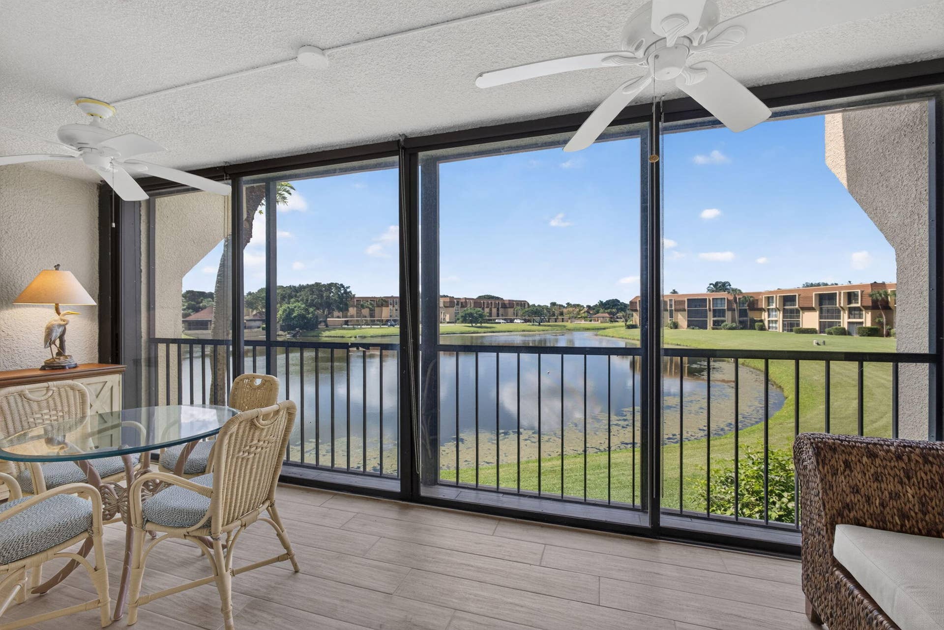 5344 WOODLAND LAKES Drive, #225, Palm Beach Gardens, FL 33418 Screened-in Balcony