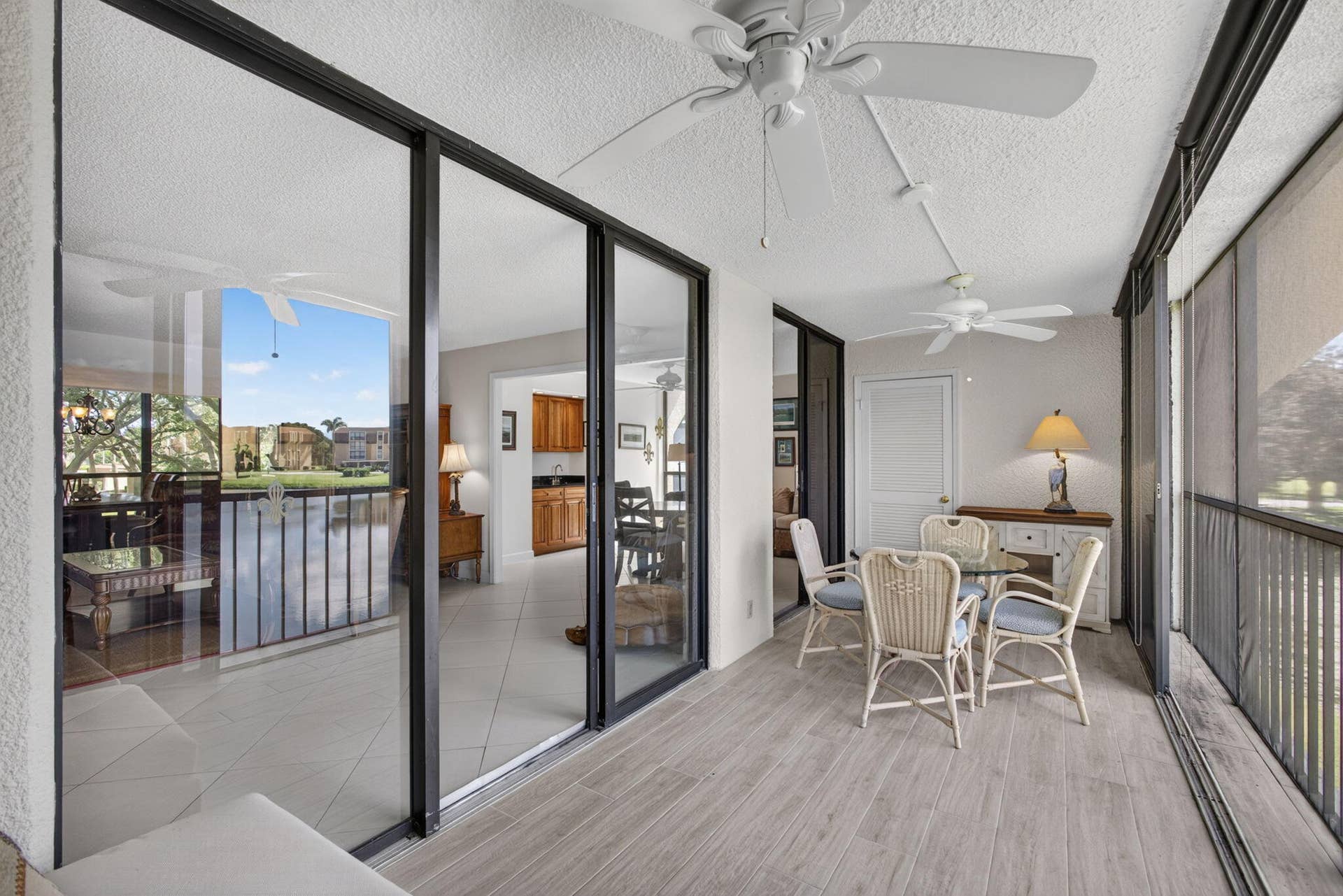 5344 WOODLAND LAKES Drive, #225, Palm Beach Gardens, FL 33418 Screened-in Balcony