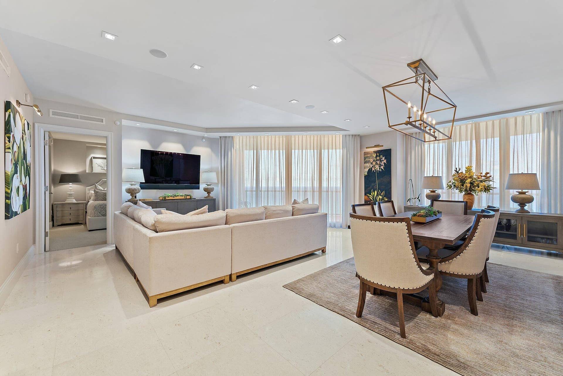 2700 N Ocean Drive, #2304b, Singer Island, FL 33404 Living & Dining