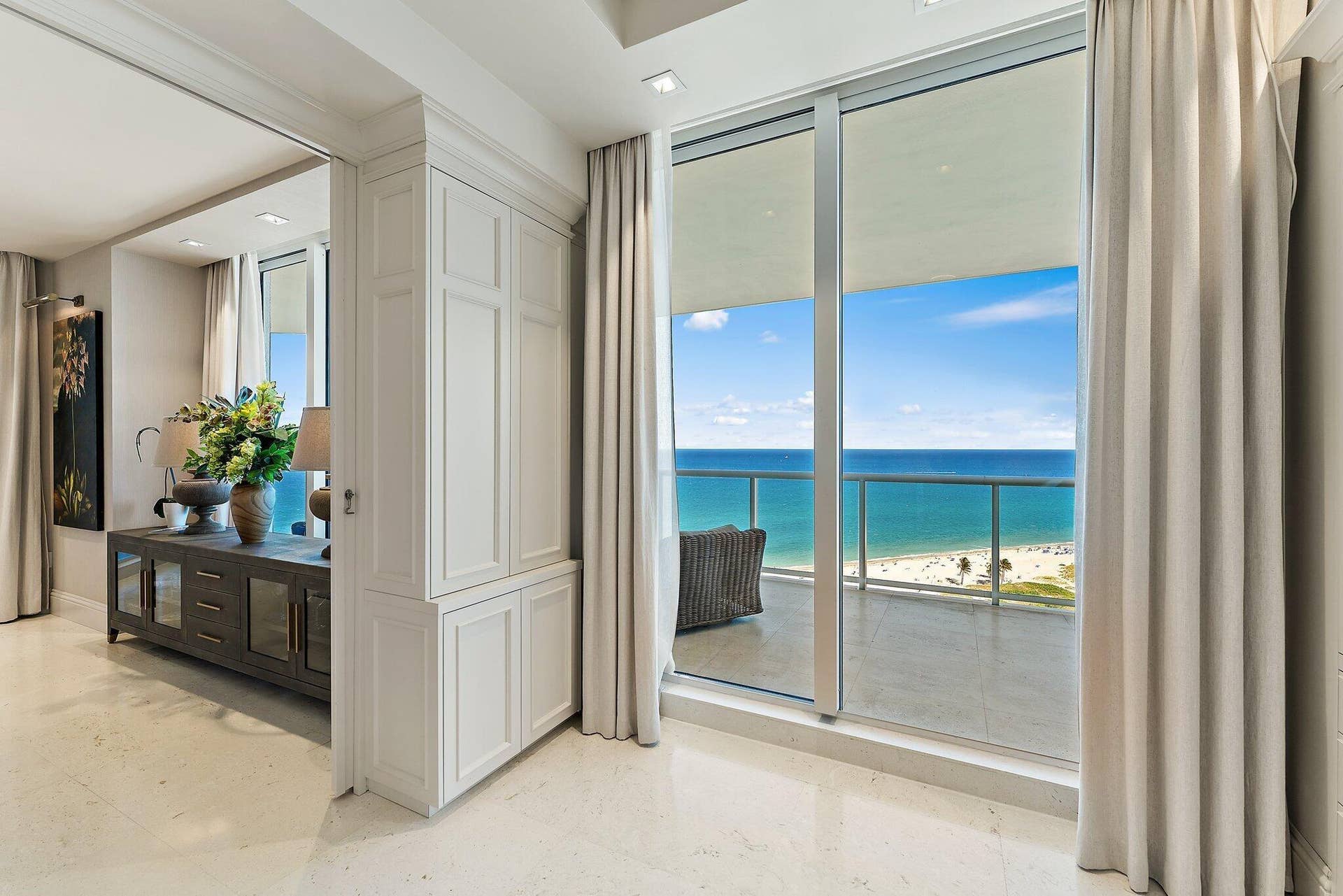 2700 N Ocean Drive, #2304b, Singer Island, FL 33404 Den/ Office Views