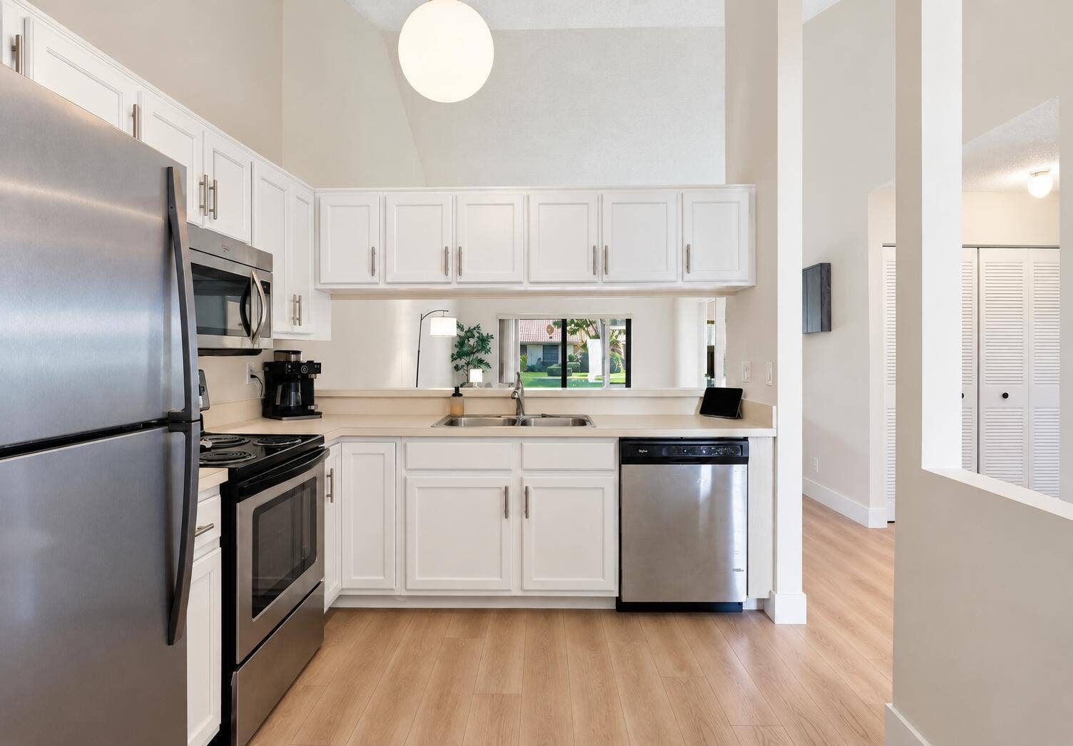 Came kitchen painted white