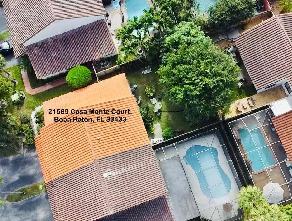 21589 Casa Monte Court, Boca Raton, FL 33433 Aerial Pic