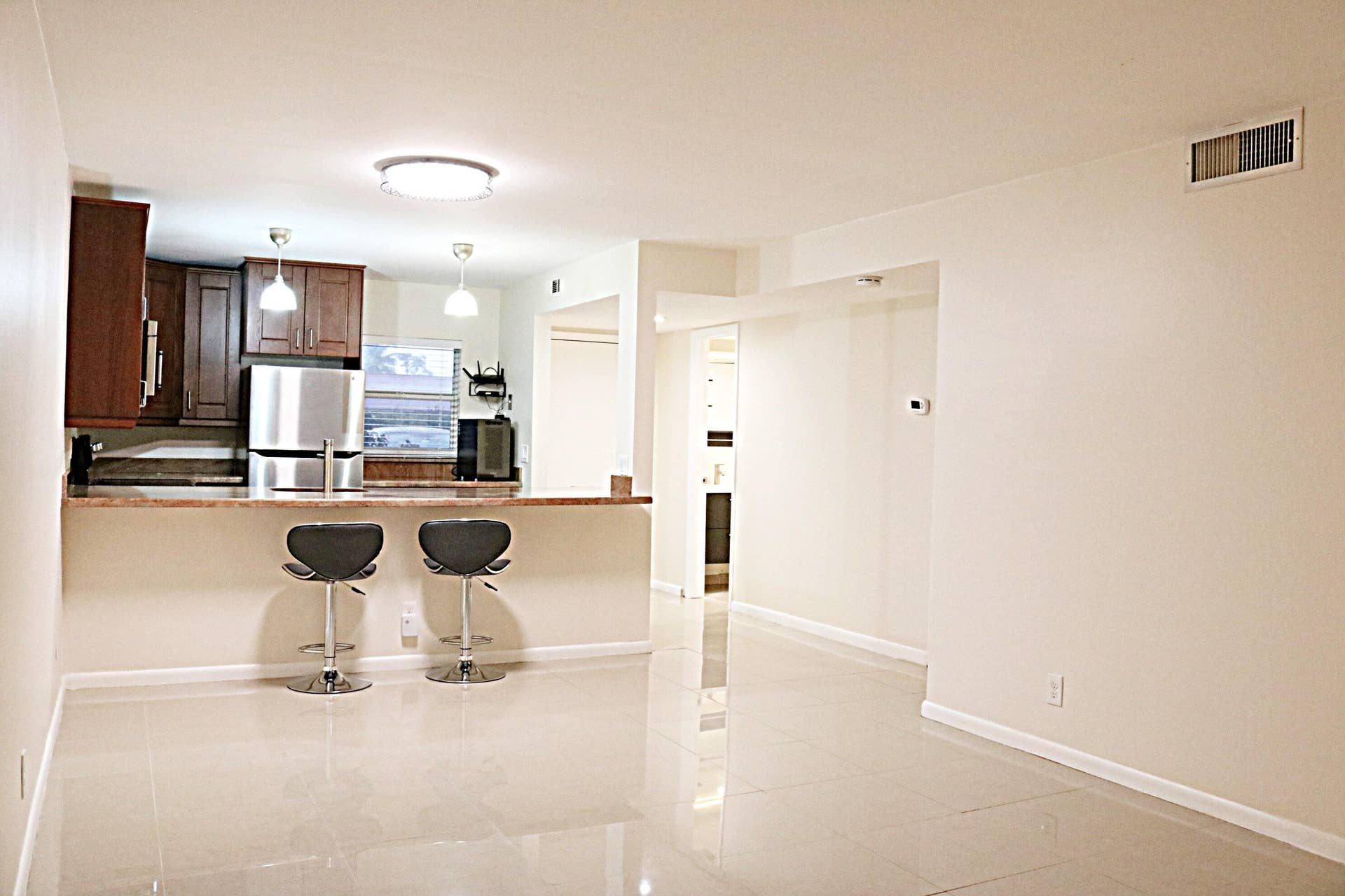 living and dining