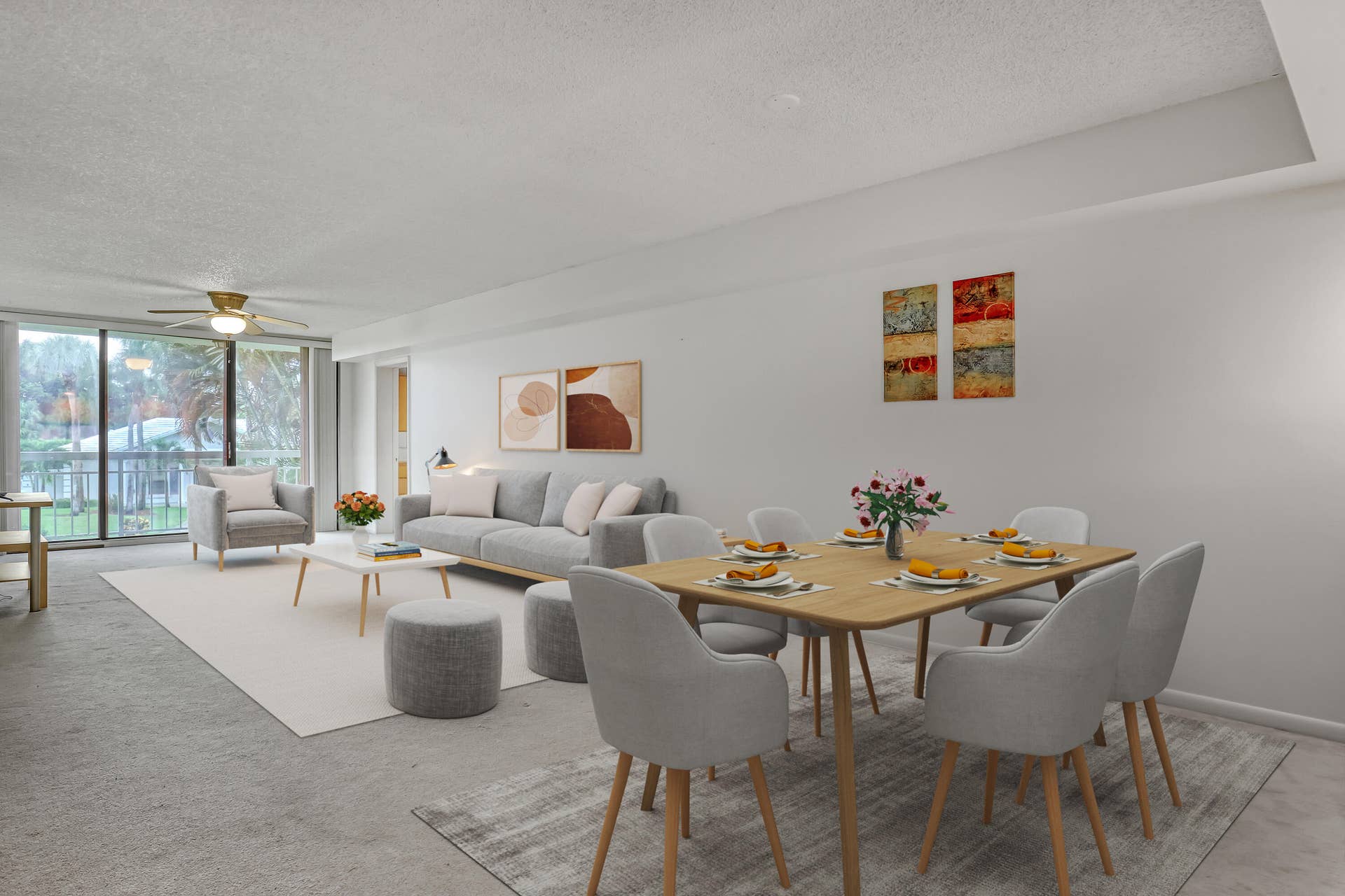 2621 VILLAGE Boulevard, #203, West Palm Beach, FL 33409 Virtually staged