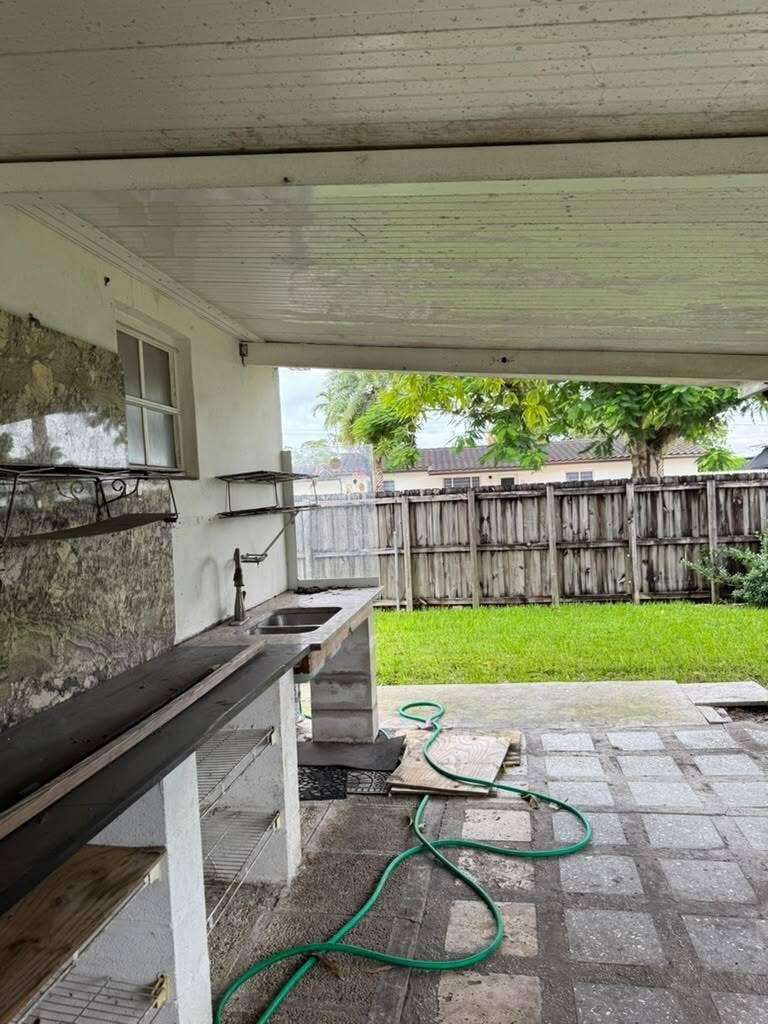 gas - kitchen outdoor