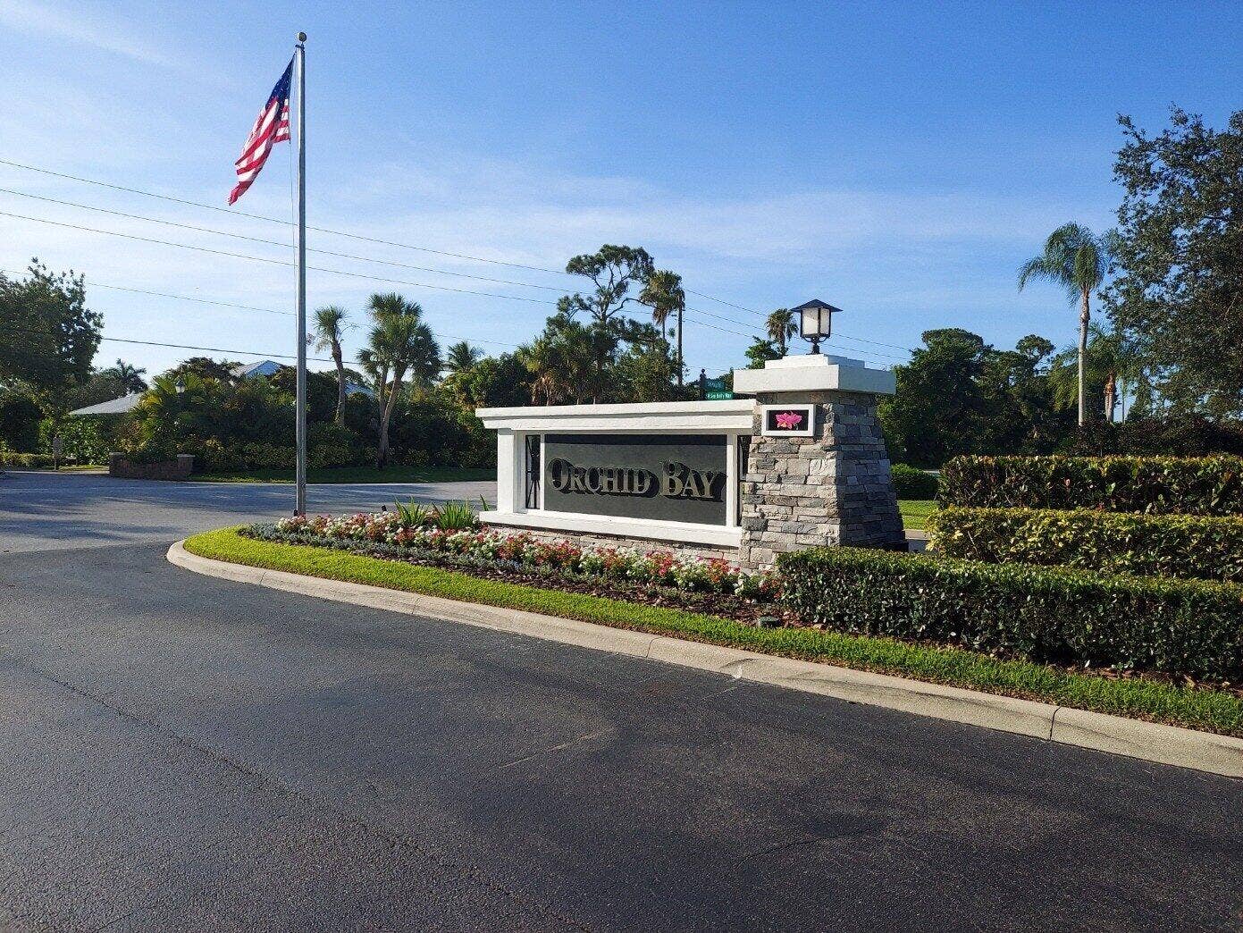 5530 SW Orchid Bay Drive, Palm City, FL 34990 Community entrance 2