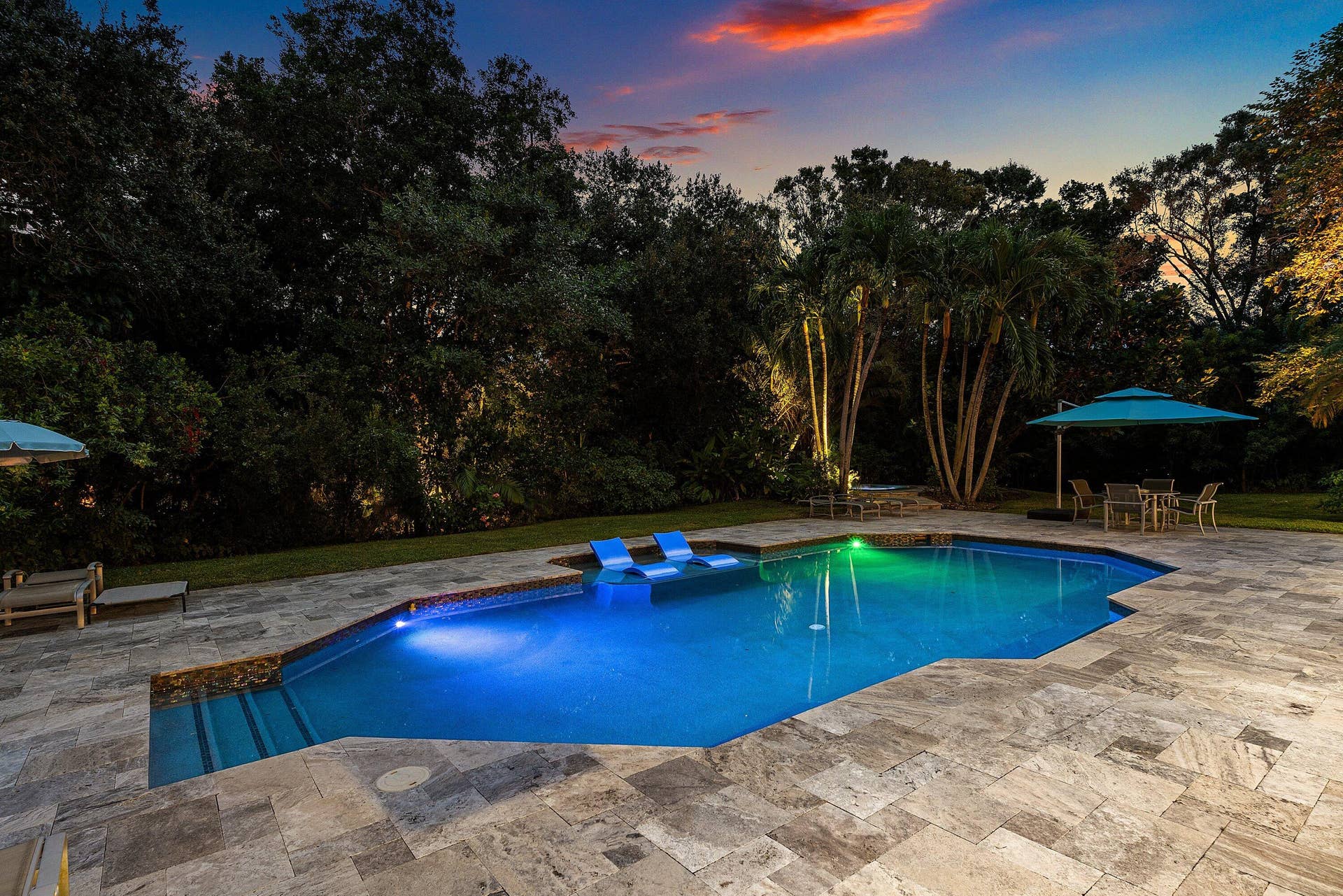 17888 Fieldbrook Circle E, Boca Raton, FL 33496 Twilight - Pool