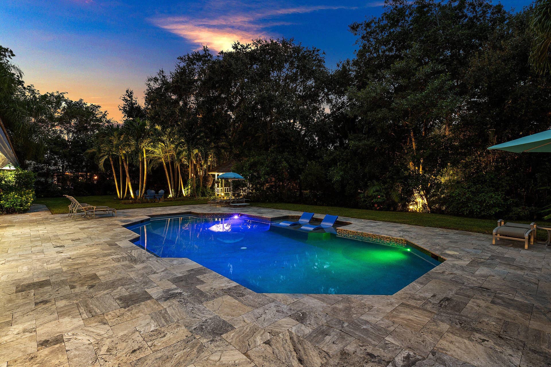 17888 Fieldbrook Circle E, Boca Raton, FL 33496 Twilight - Pool