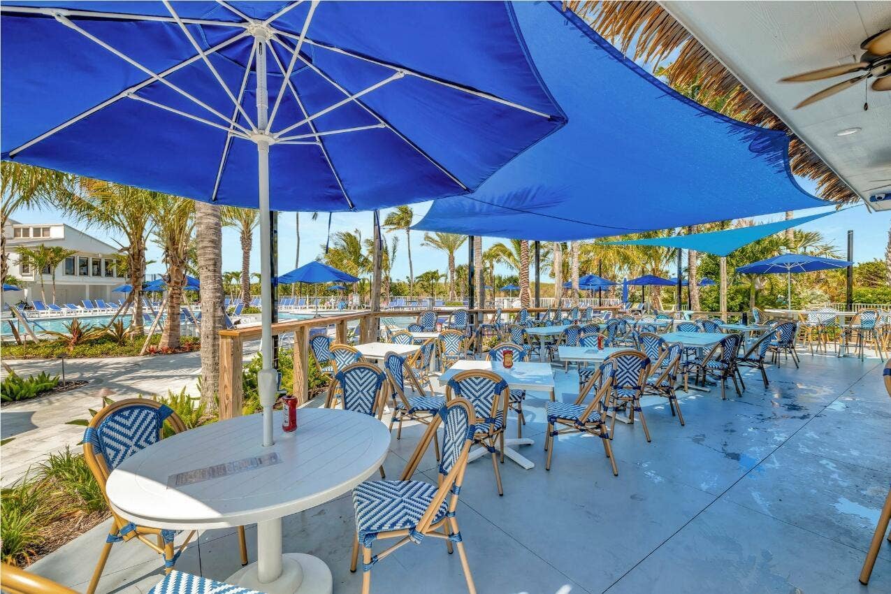 TIKI BAR BY THE POOL