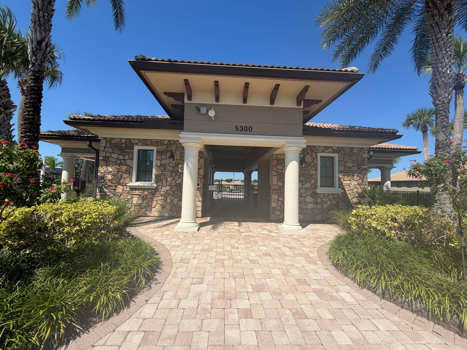 Community pool entry