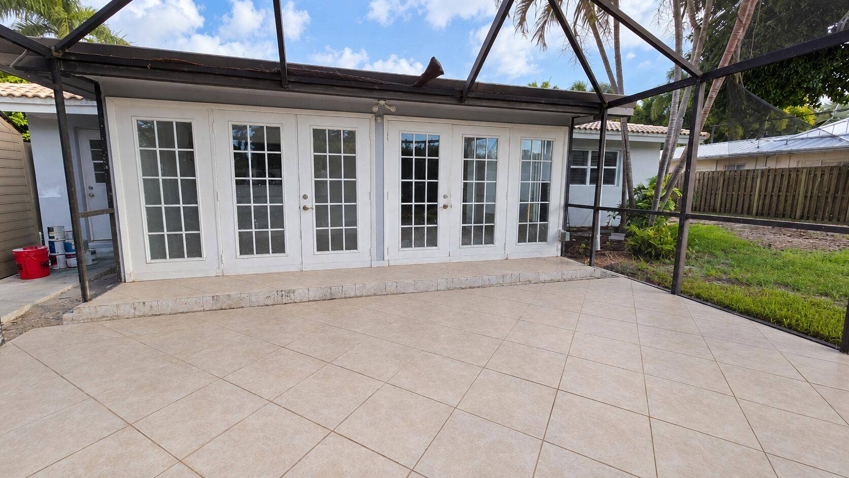 Bright Screened Patio Listing View