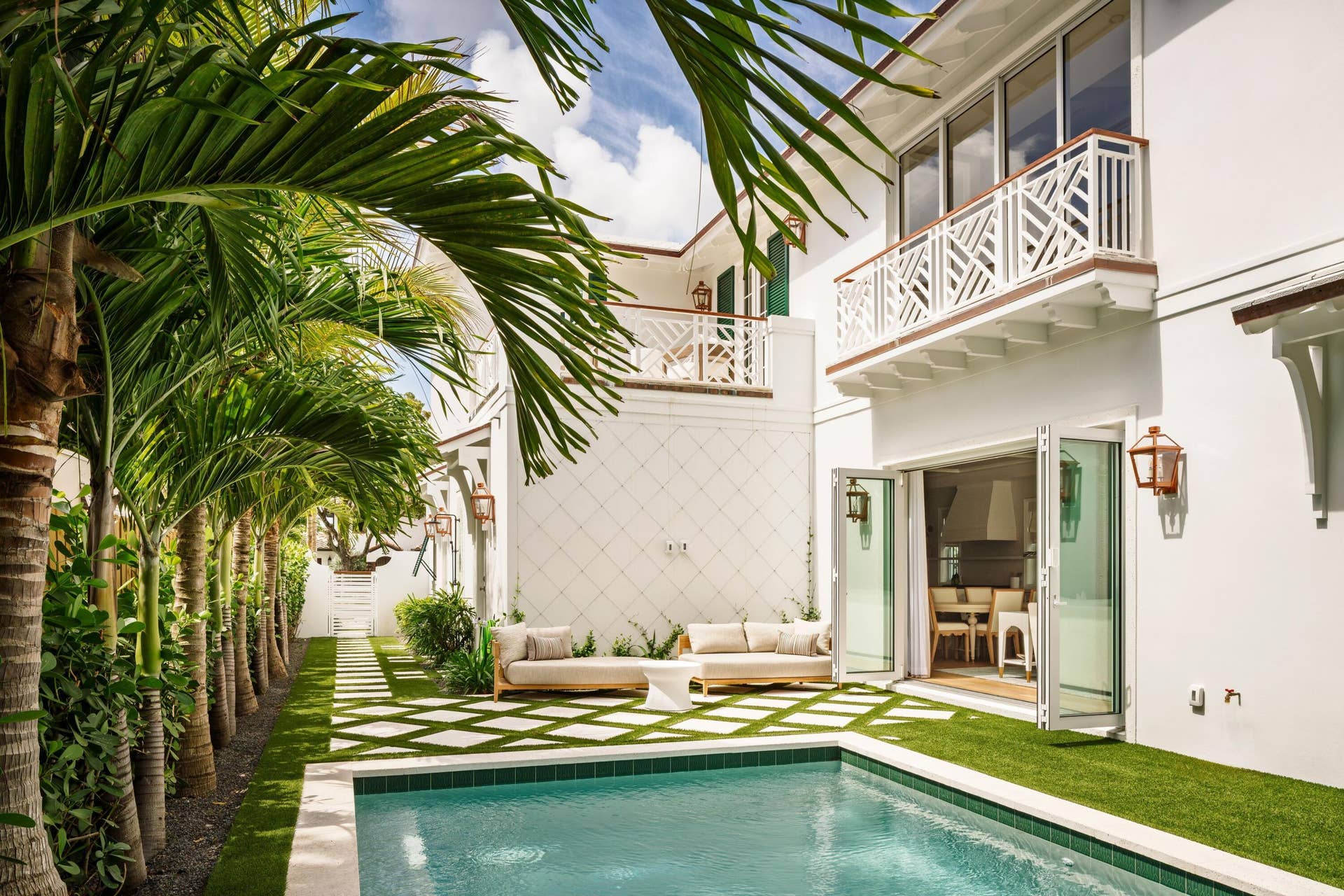 309 Greymon Drive, West Palm Beach, FL 33405 06 - Backyard pool with white balcony, p