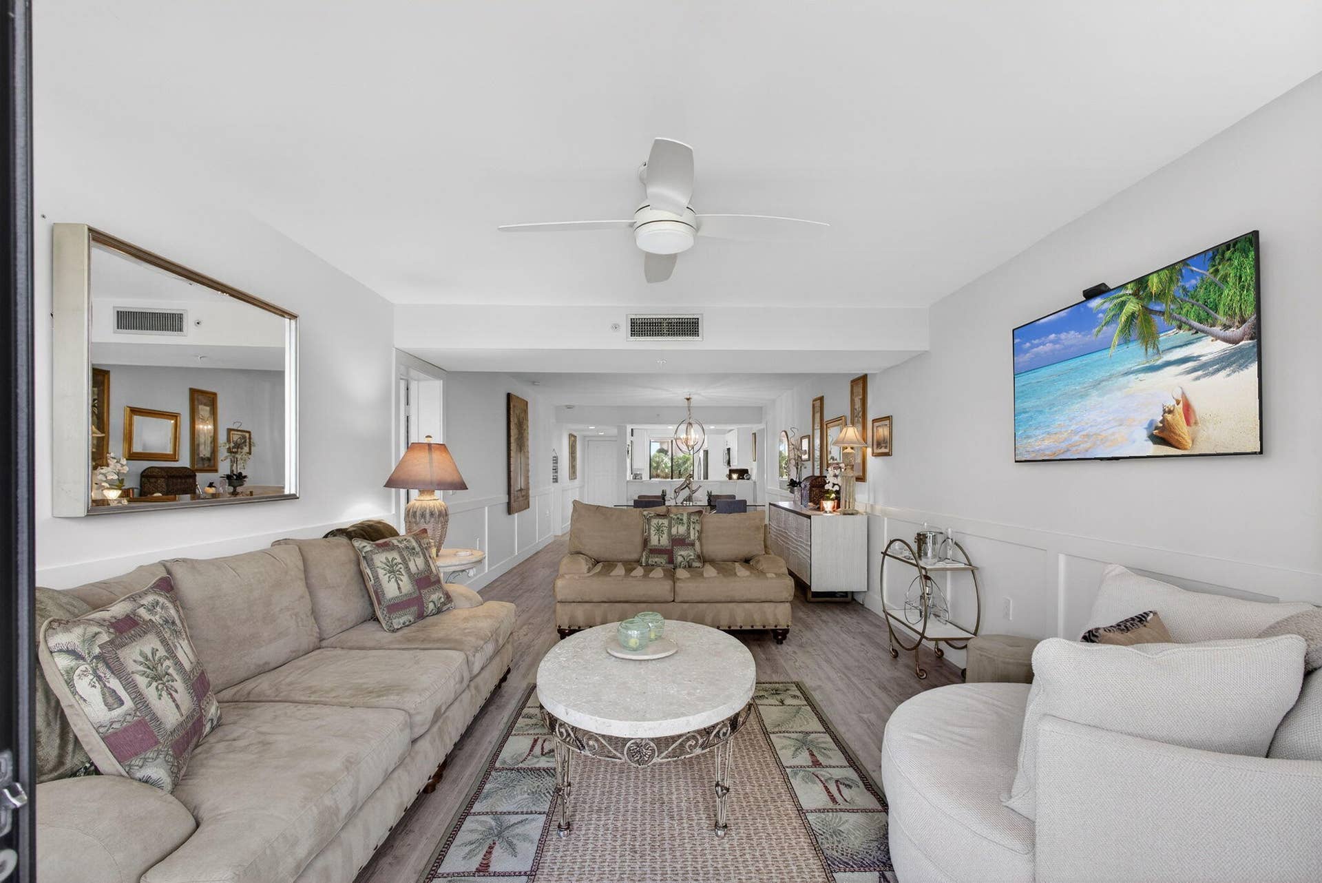 LIVING ROOM THROUGH TO KITCHEN