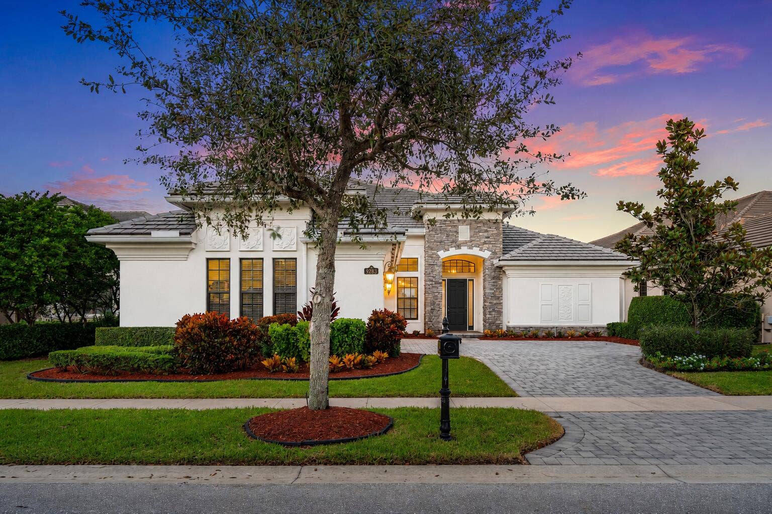 9283 Equus Circle, Boynton Beach, FL 33472 Snowbound Home at Twilight