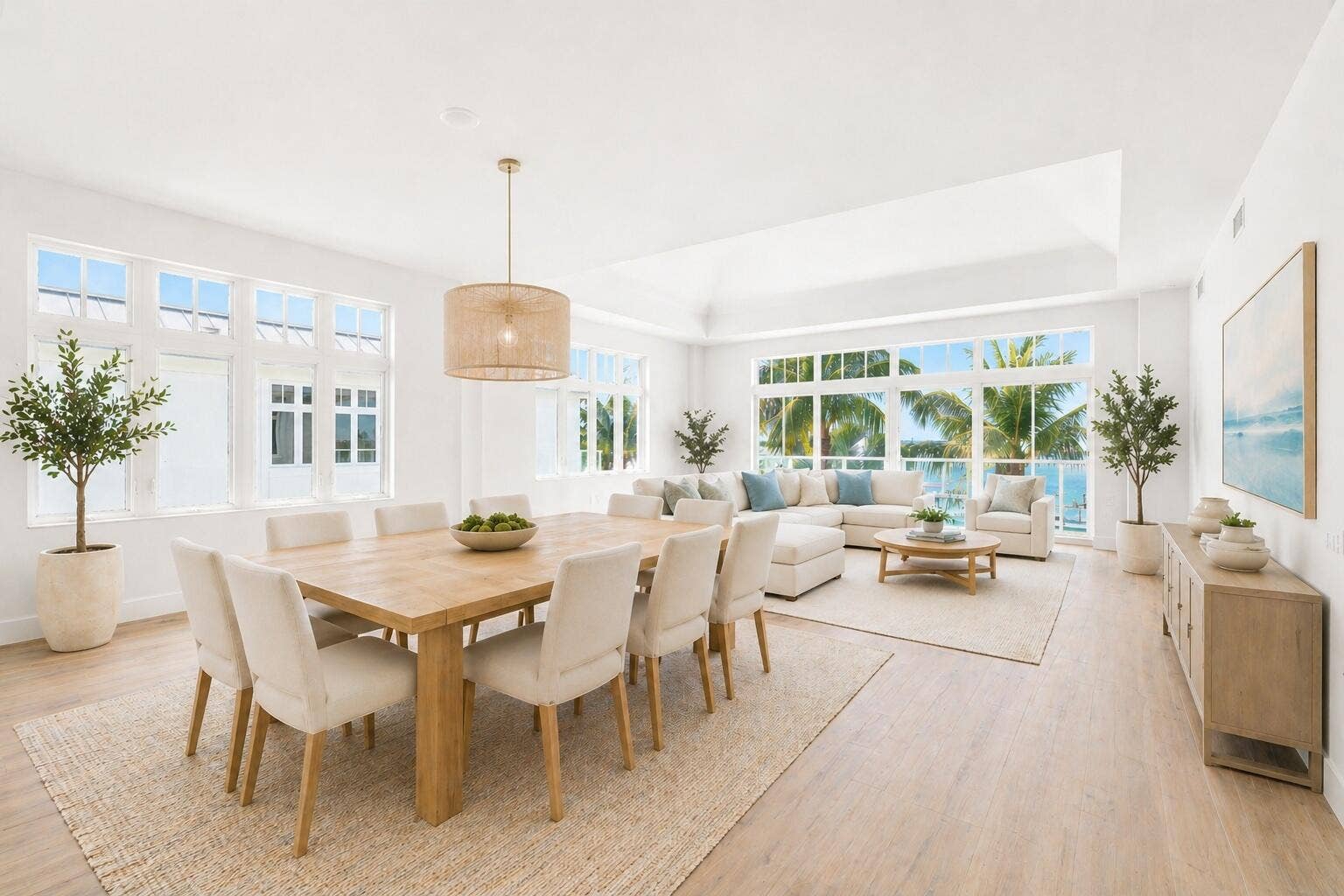180 Lake Drive, #2104, Palm Beach Shores, FL 33404 Unit 2104 Dining Area and Family Room