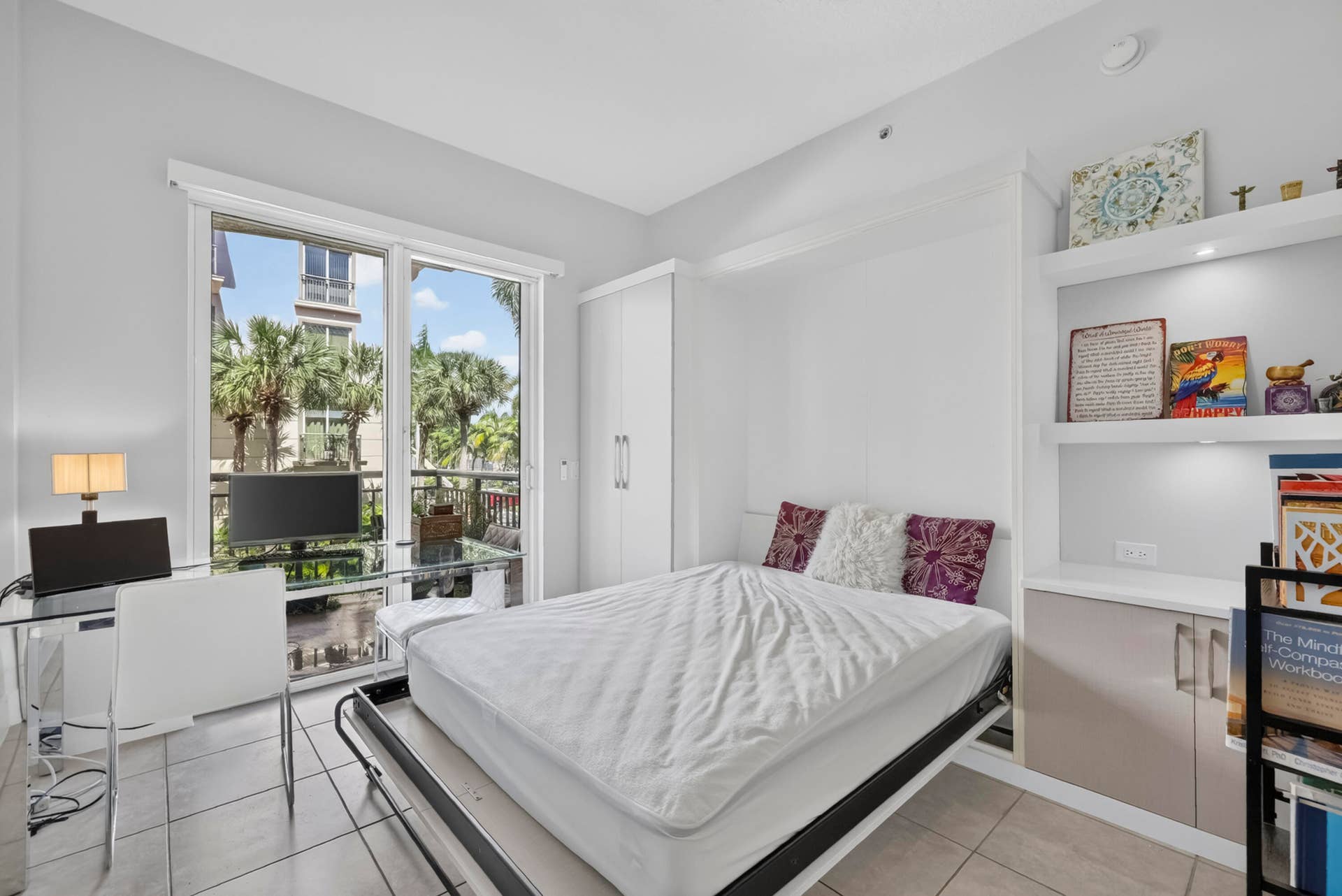2631 NE 14TH Avenue, #216, Wilton Manors, FL 33334 Office/den with open murphy bed, can be used as guest bedroom.
