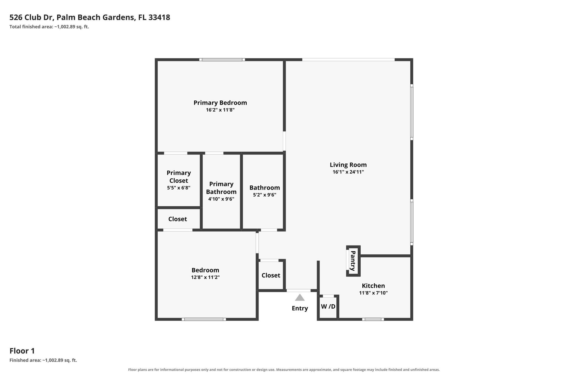 526 Club Drive, Palm Beach Gardens, FL 33418 Floor plan