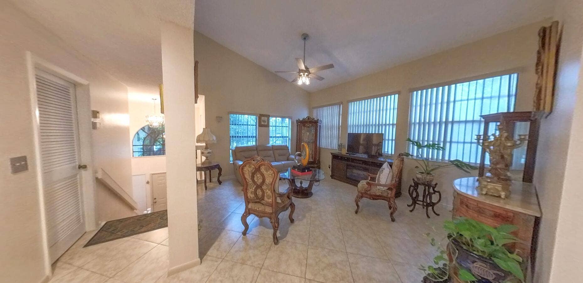 3002 Lucerne Park Drive, #5121, Greenacres, FL 33467 Living Room & Entrance stairs