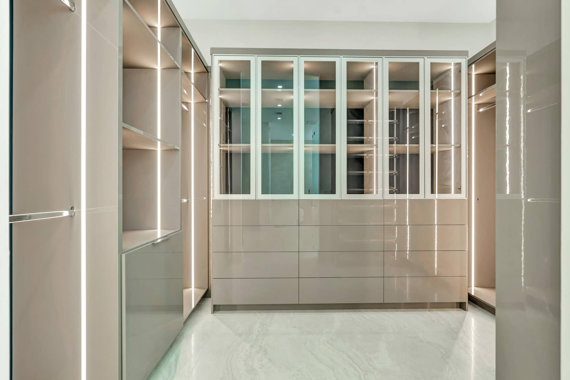 His closet