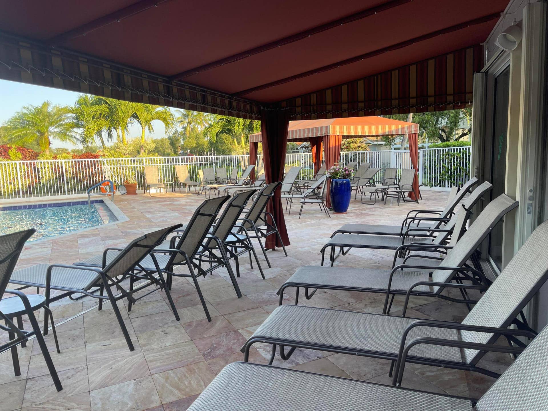 7911 Laina Lane, #1, Boynton Beach, FL 33437 Covered Pool Area