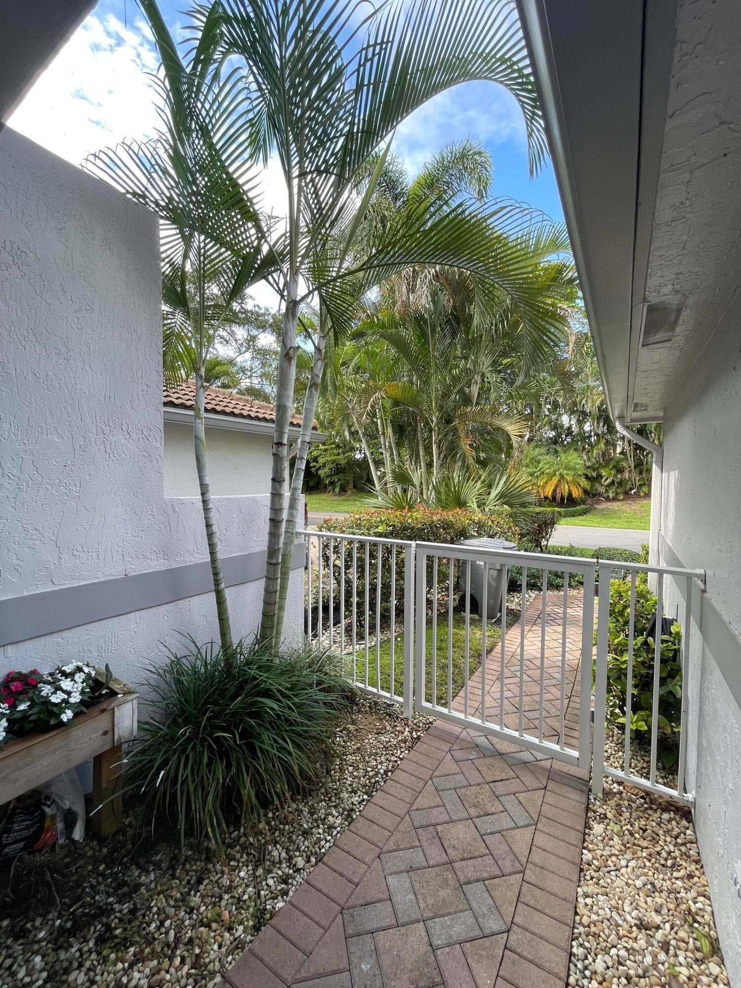 7911 Laina Lane, #1, Boynton Beach, FL 33437 Front Door Gate
