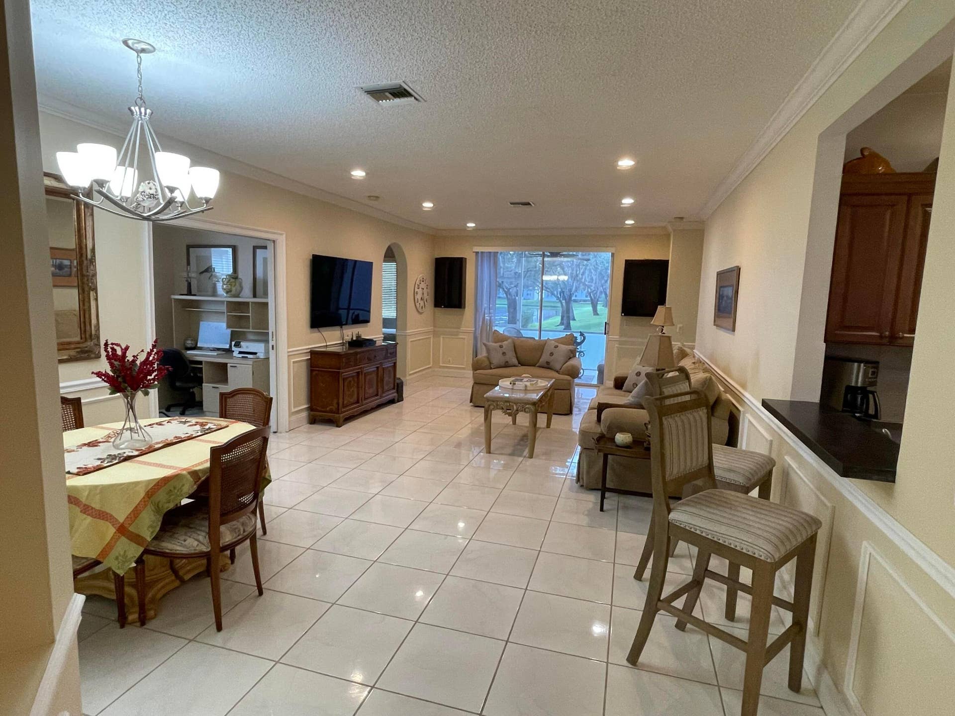 7911 Laina Lane, #1, Boynton Beach, FL 33437 Living Room Dining Room 2