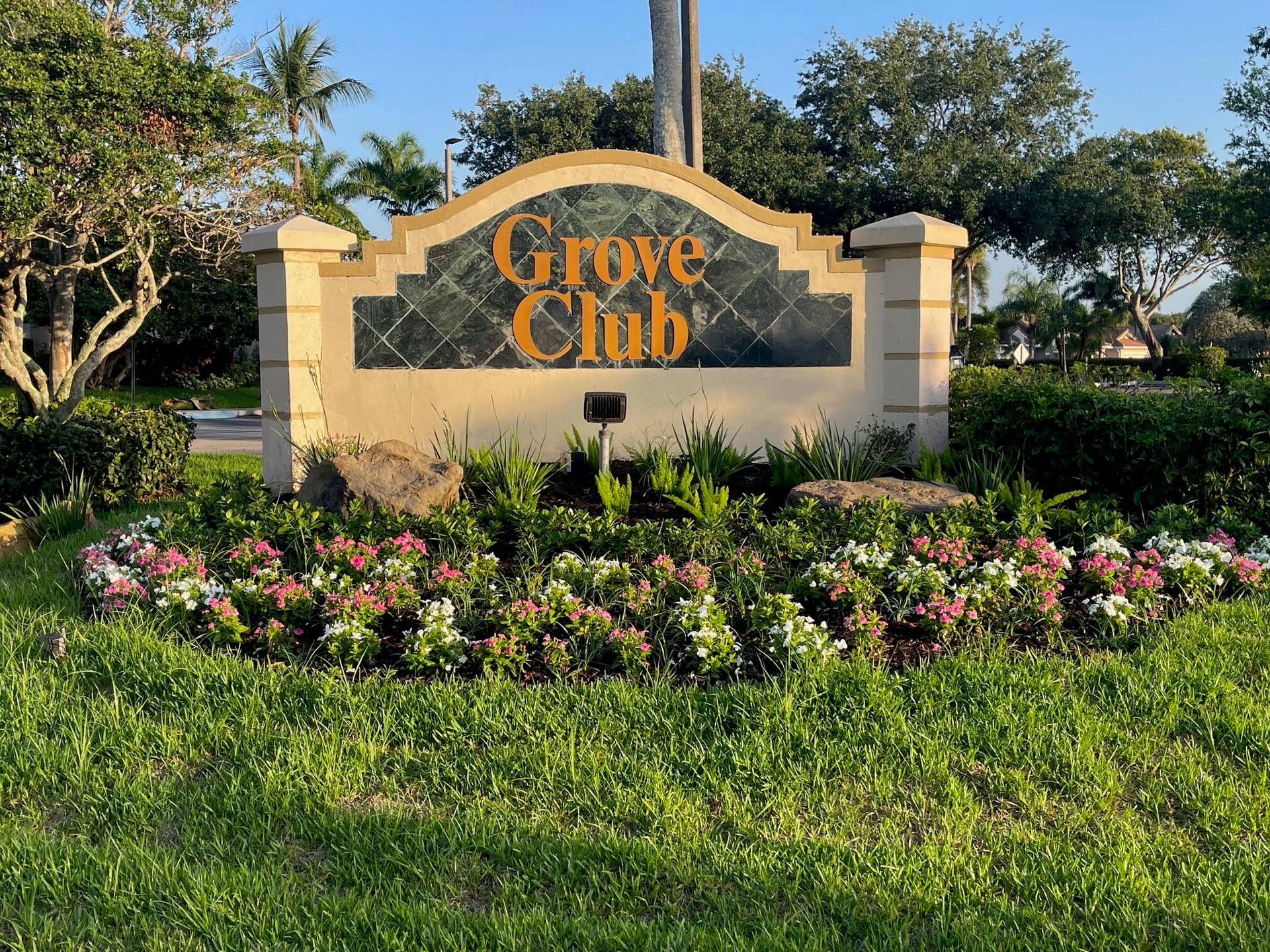 7911 Laina Lane, #1, Boynton Beach, FL 33437 Clubhouse Sign