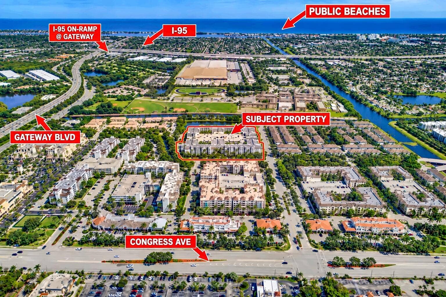1690 Renaissance Commons Boulevard, #1422, Boynton Beach, FL 33426 Aerial Map 1