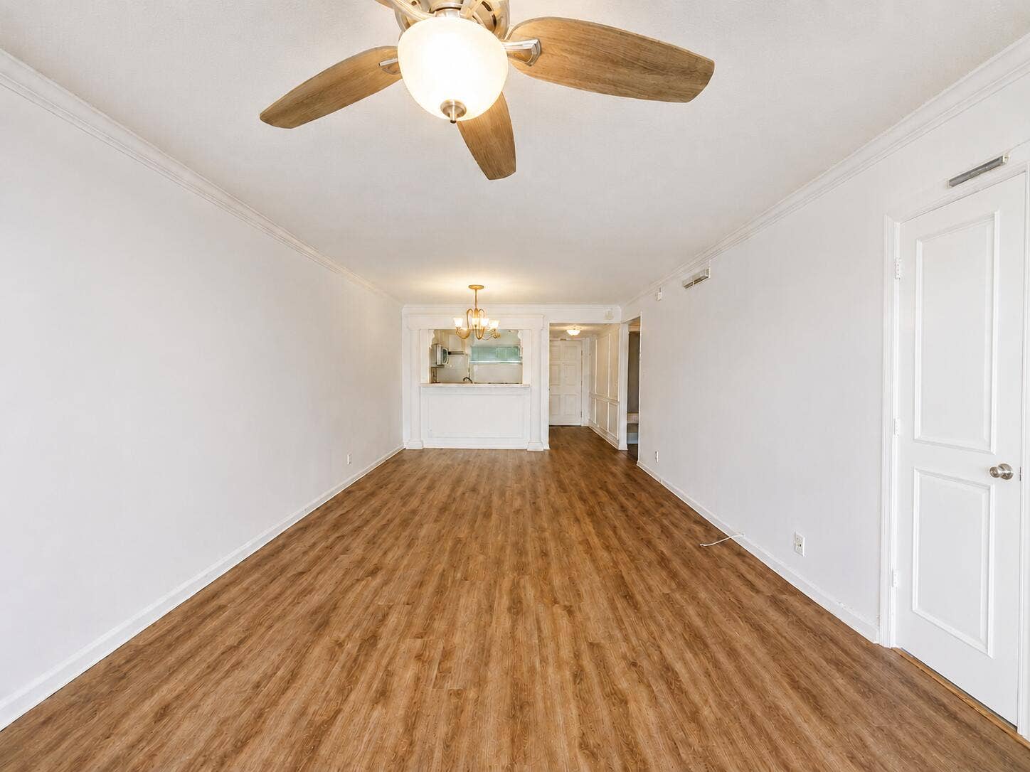 110 LAKE EMERALD Drive, #103, Oakland Park, FL 33309 Living - Dining - Kitchen