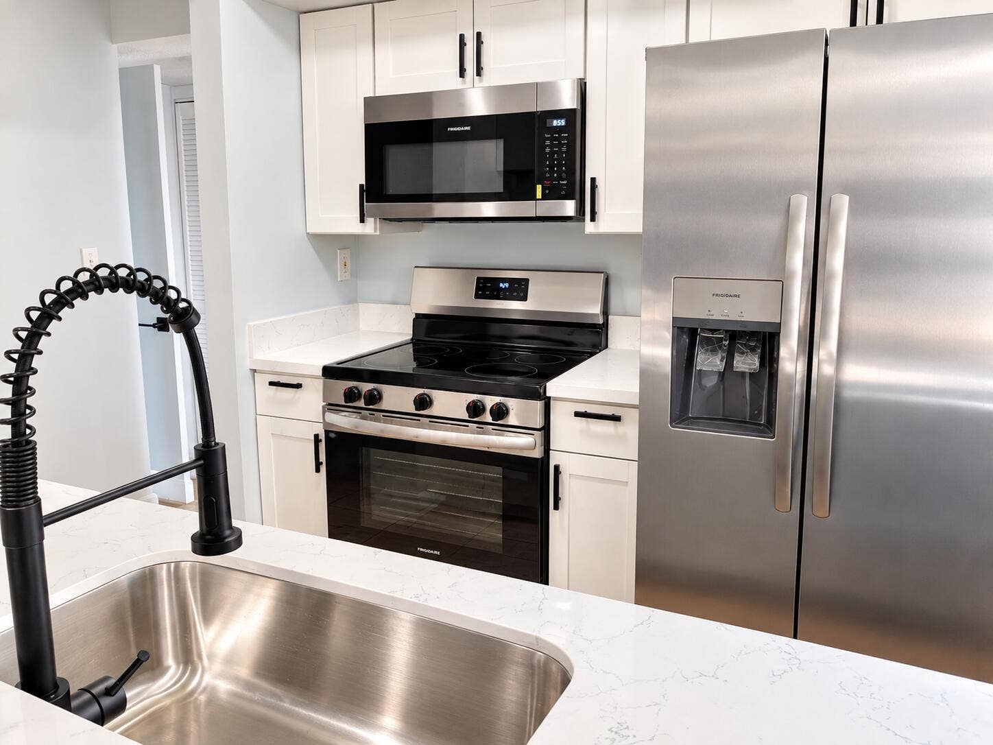 18286 MEDITERRANEAN Boulevard, #202, Hialeah, FL 33015 Modern Kitchen with Stainless Appliances