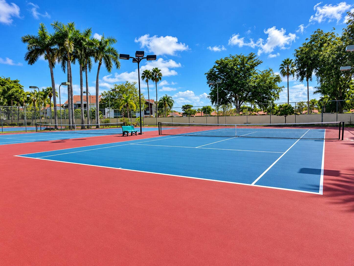 18286 MEDITERRANEAN Boulevard, #202, Hialeah, FL 33015 Vibrant Tropical Tennis Court Complex