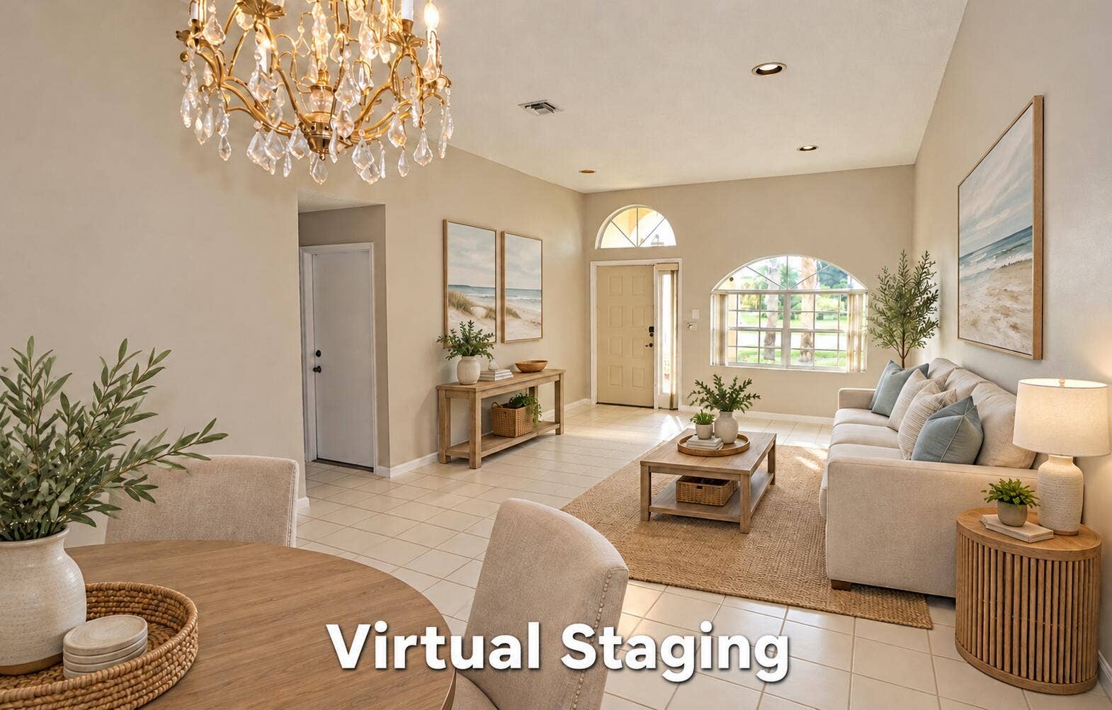 2546 COUNTRY GOLF Drive, Wellington, FL 33414 Living Room / Virtually Staged