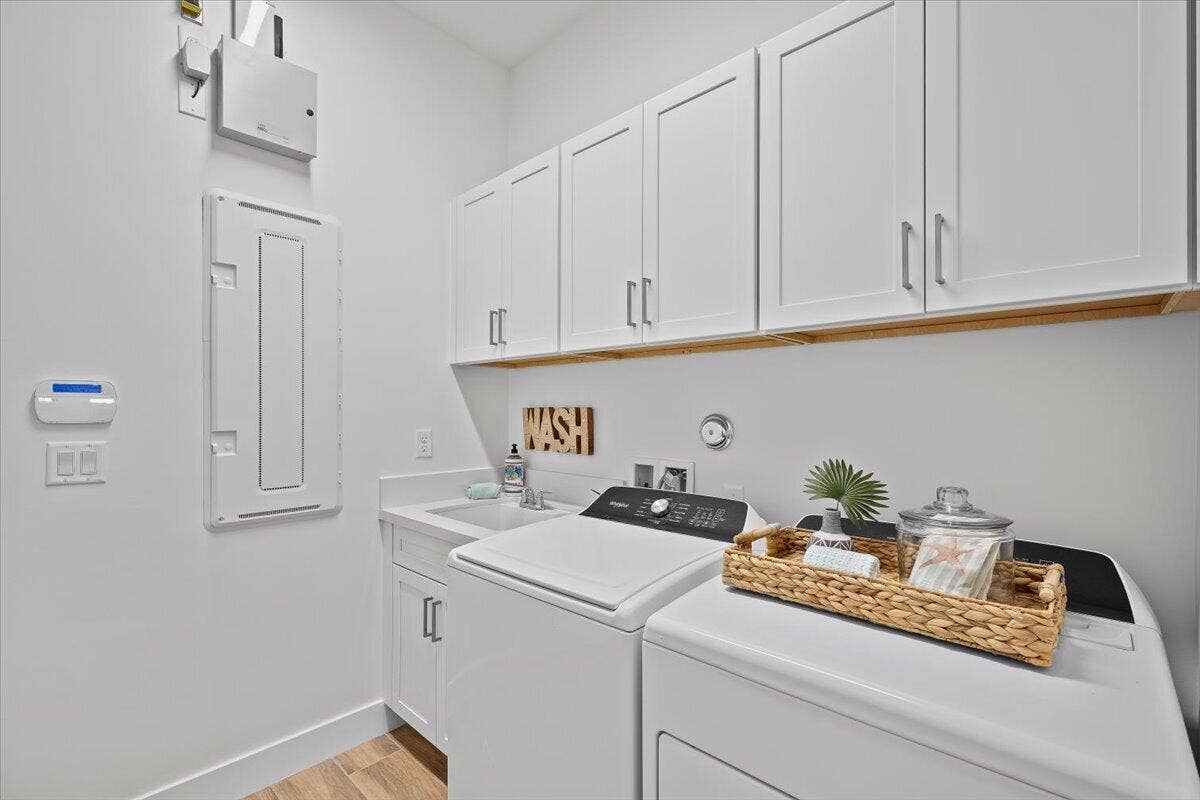 Convenient Laundry Room