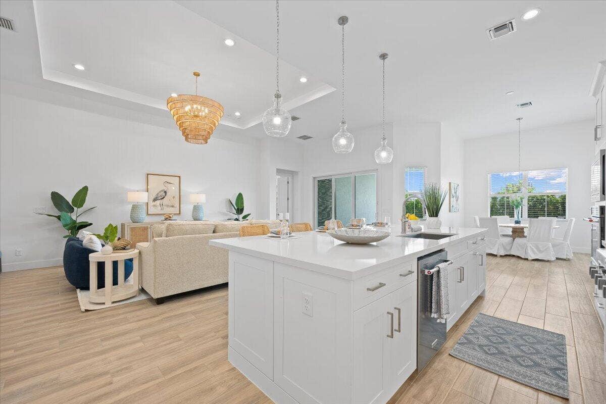 Bright Open Kitchen