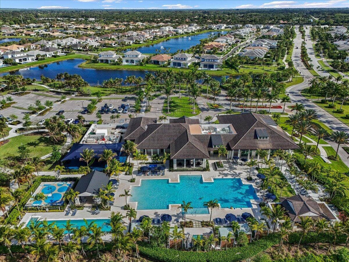 Aerial View of the Clubhouse and Pool
