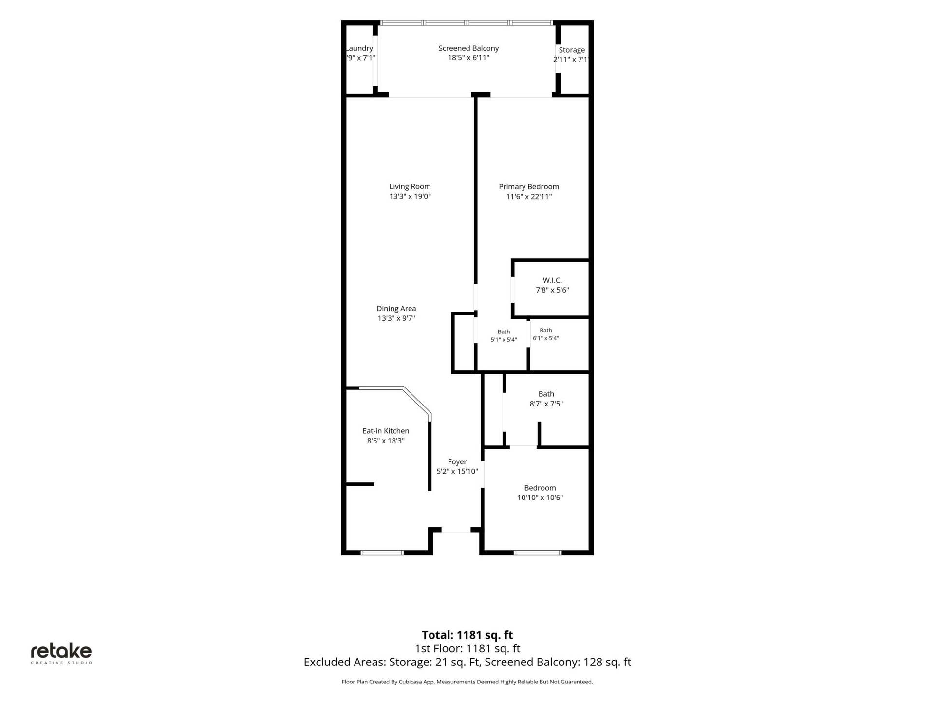 23385 Barwood Lane S, #308, Boca Raton, FL 33428 2D Floor plan for 23385 South Barwood La