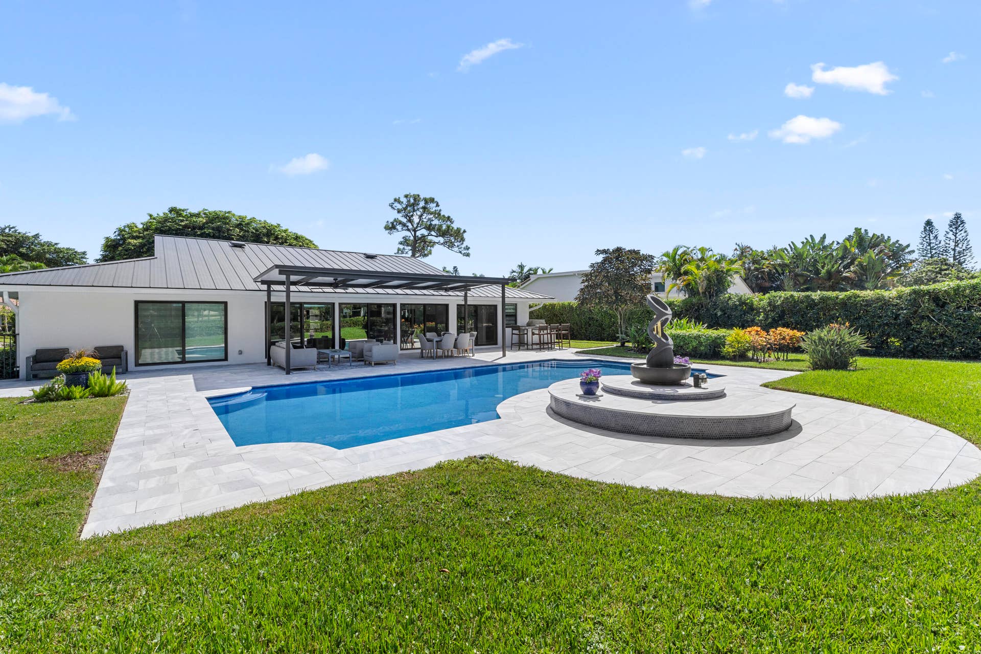 612 PINE LAKE Drive, Delray Beach, FL 33445 Covered Pergola