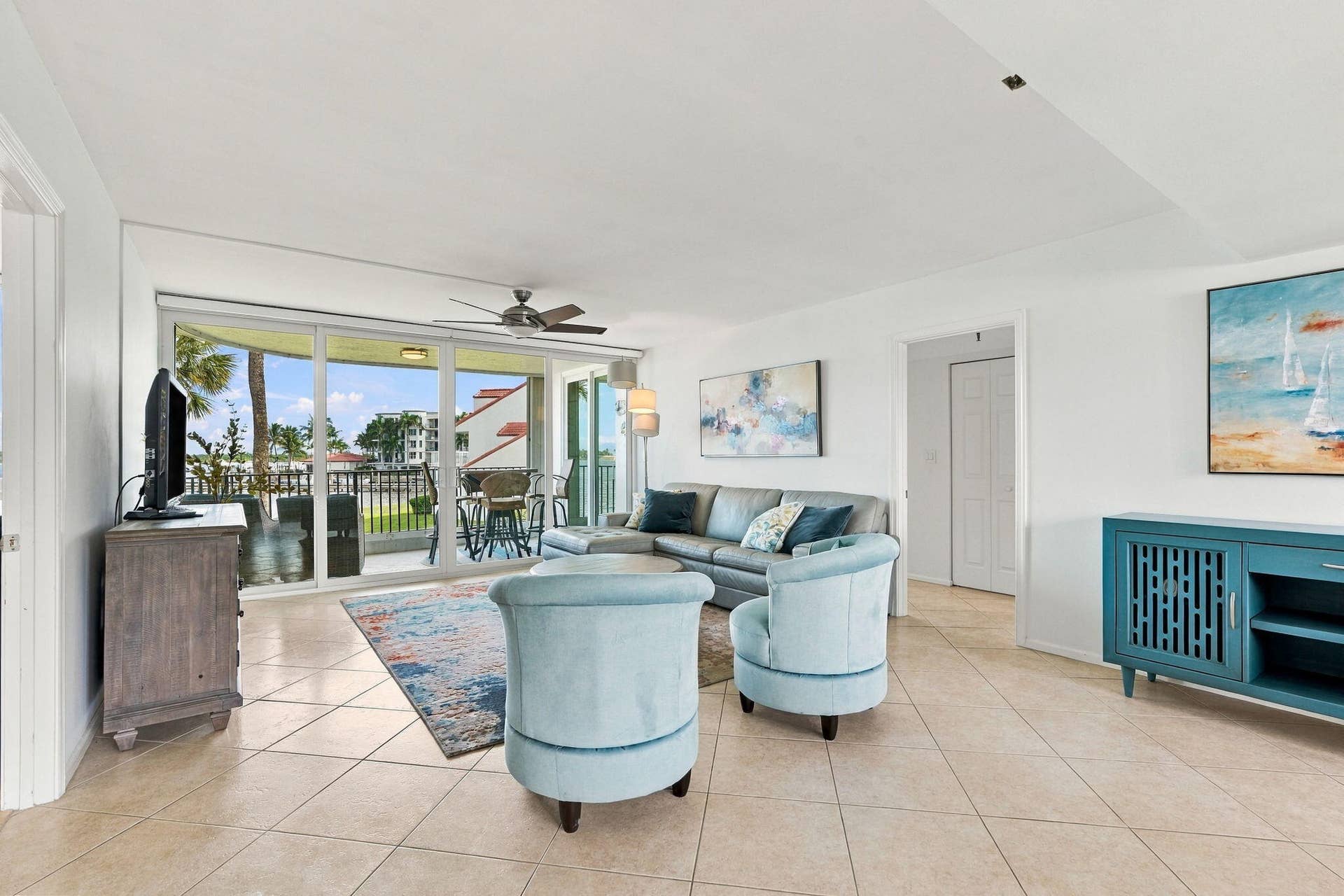 8200 Lakeshore Drive, #2020, Hypoluxo, FL 33462 viewtopatiofromdiningareabutpatiofurnitu