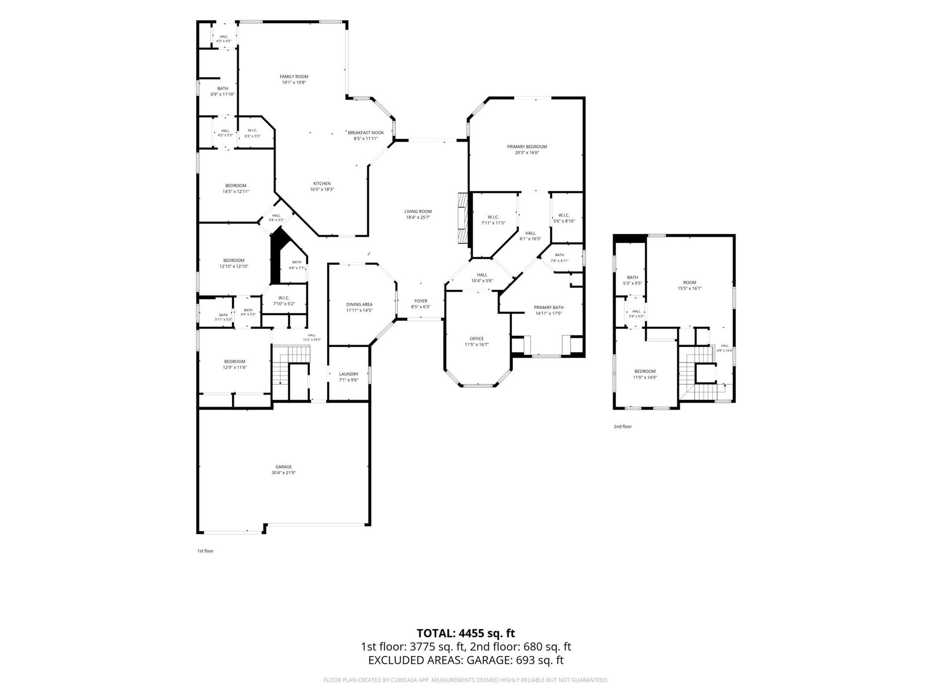 1580 VICTORIA ISLE Way, Weston, FL 33327 Both Floors Floorplan