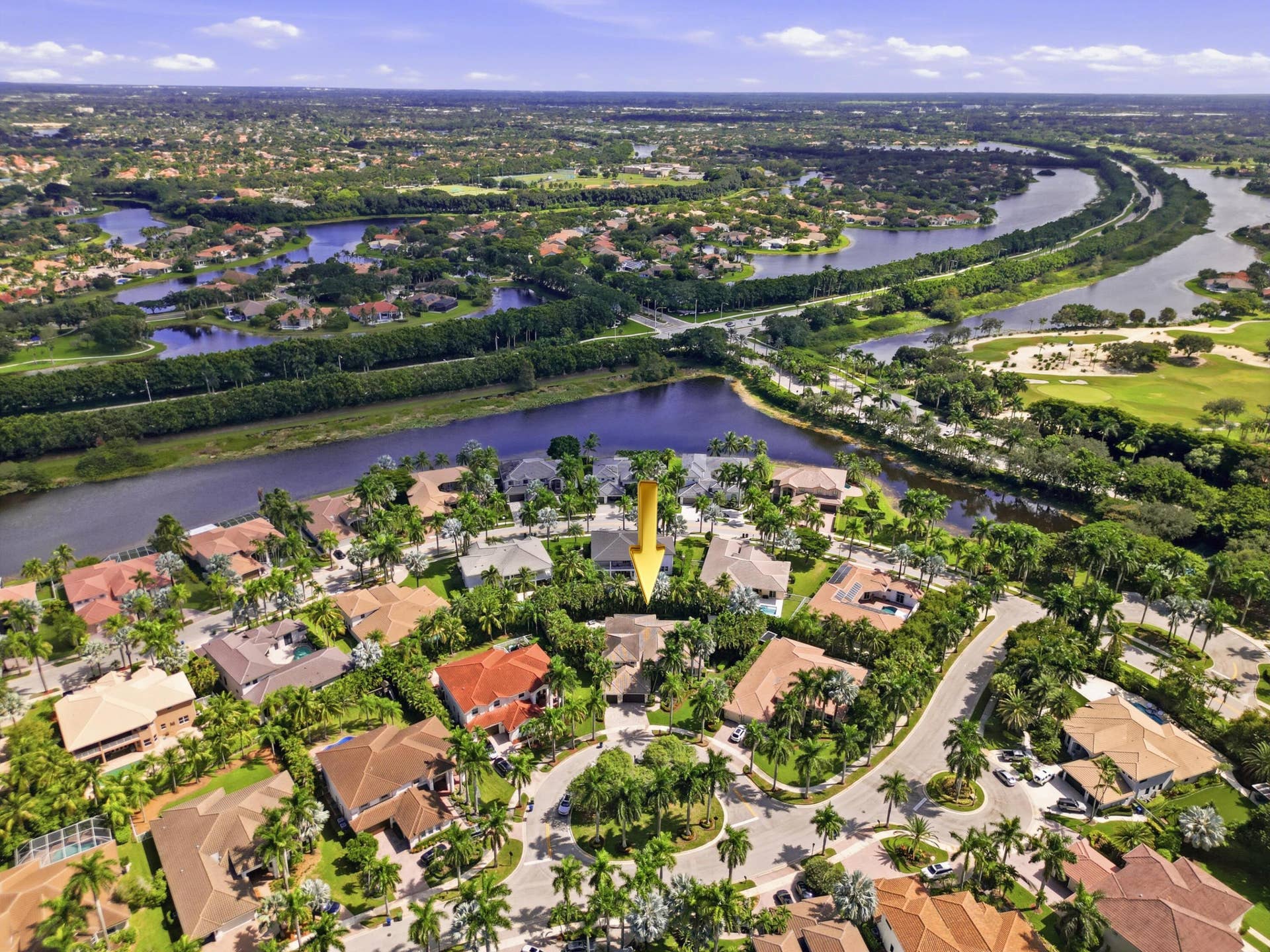 1580 VICTORIA ISLE Way, Weston, FL 33327 Aerial View