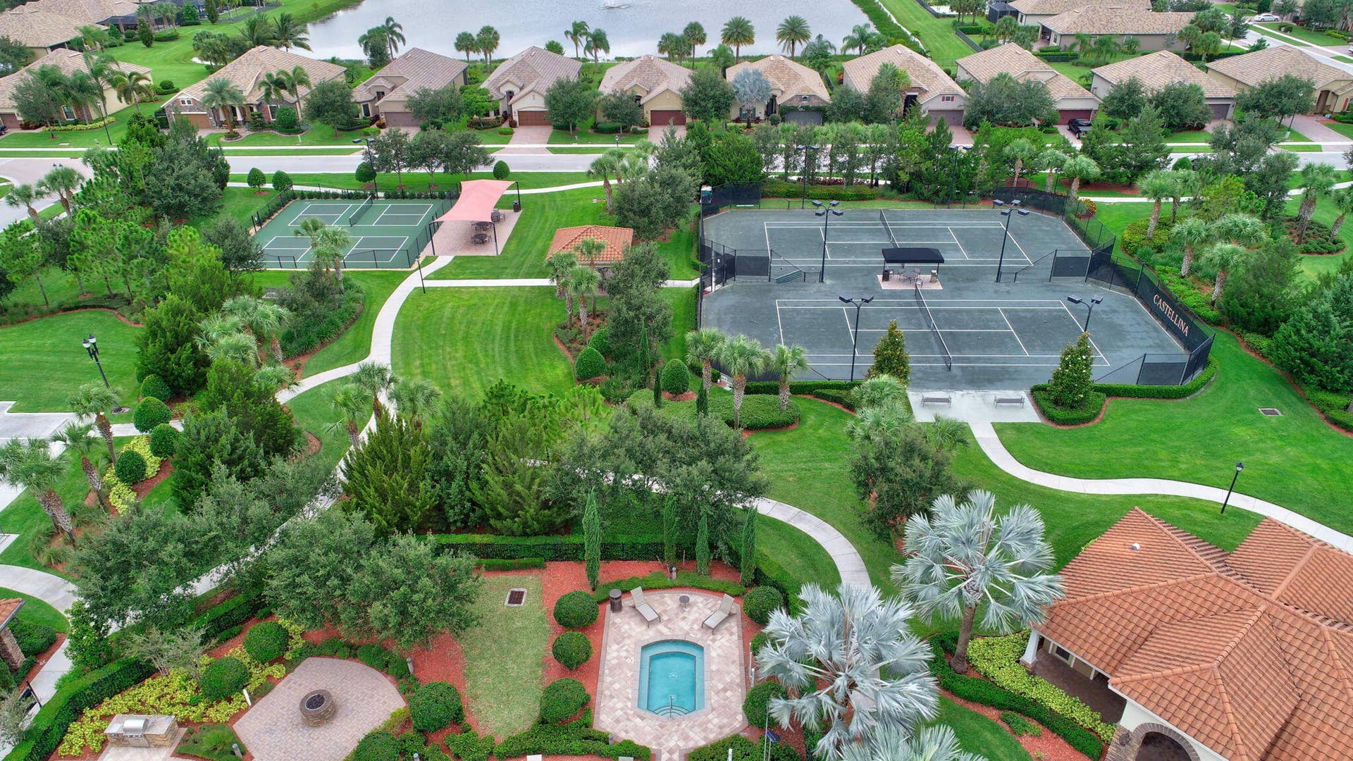 4637 Siena Circle, Wellington, Wellington, FL 33414 Tennis/Pickleball Courts