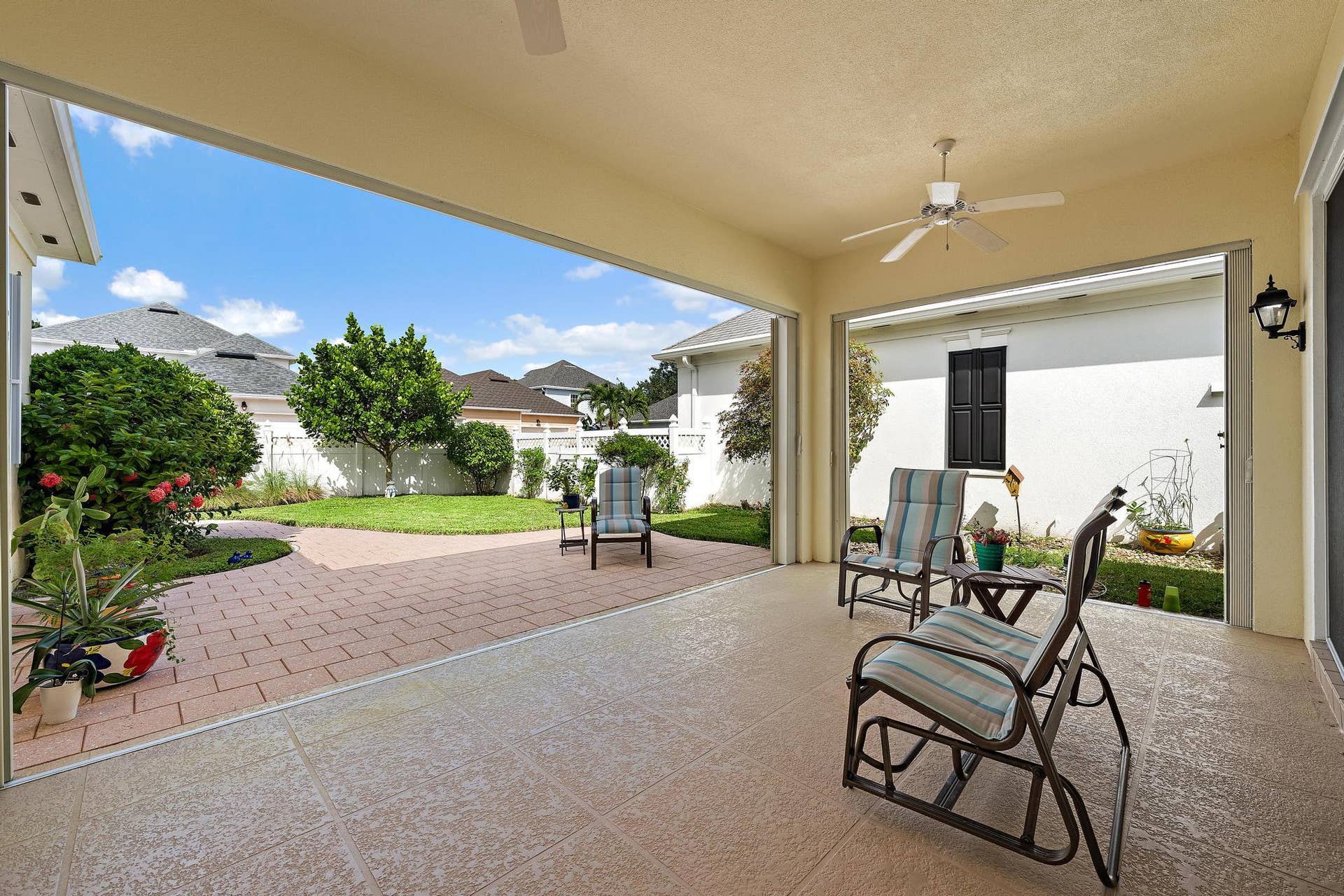 244 HONEYSUCKLE Drive, Jupiter, FL 33458 Accordion shutters all around for easy storage